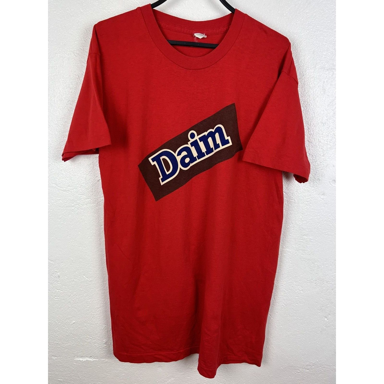 Vintage 90s Vintage Daim Bar Single Stitch Screen Stars T-Shirt Size US XL / EU 56 / 4 - 1 Thumbnail