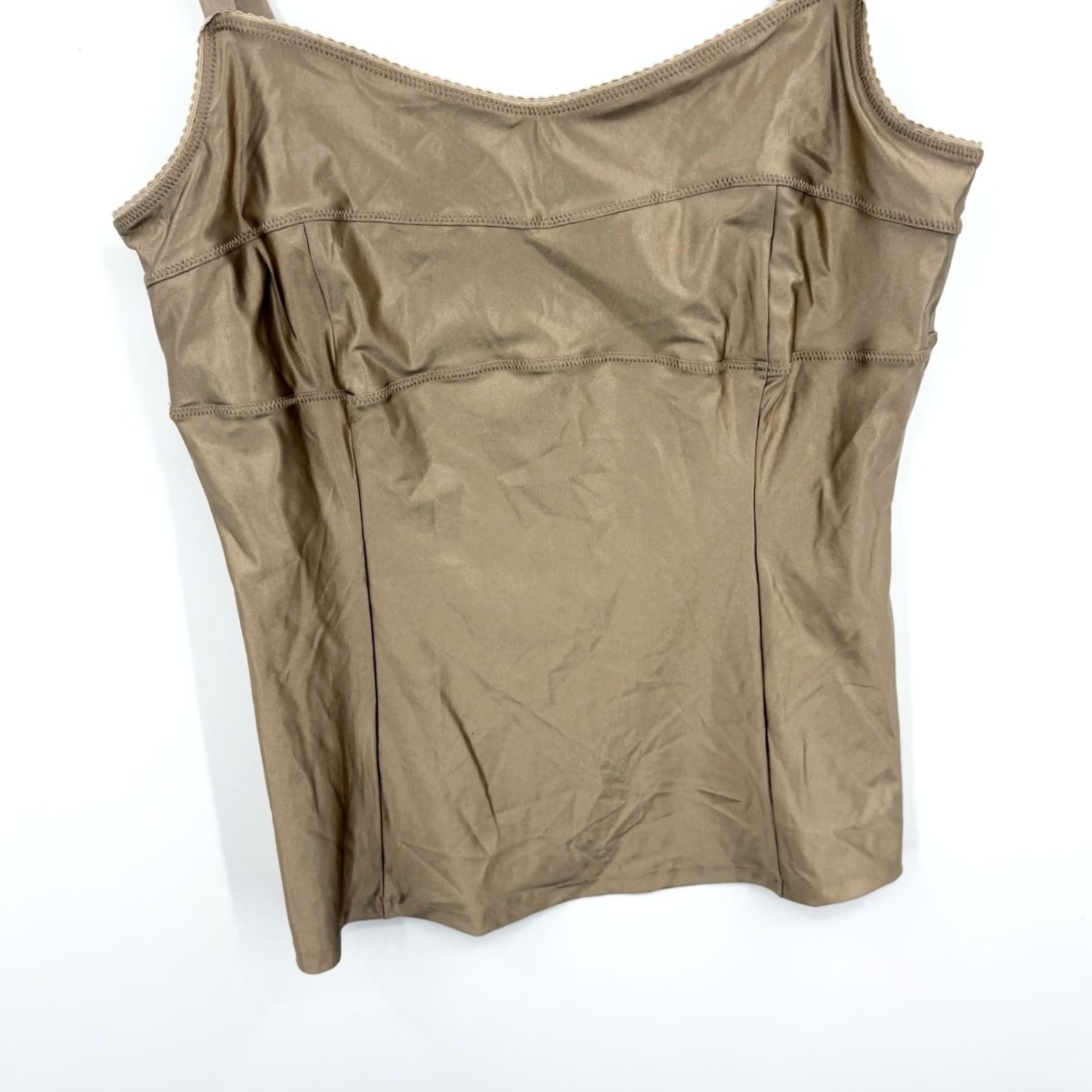 Aritzia Aritzia Ten Bustier Cami Top Women L Satinette Nocturne Festival Indie Glam Tank Cropped Sleeveless Gold Satin Bohemian City Classic Womens Size L / US 10 / IT 46 - 5 Thumbnail