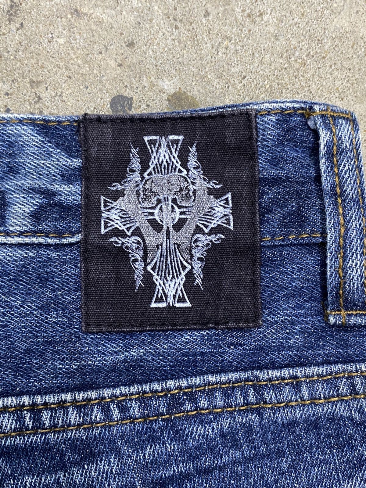 If Six Was Nine × Le Grande Bleu (L.G.B.) japanese grunge undefined wildlife wash jeans pant Size US 34 / EU 50 - 4 Thumbnail