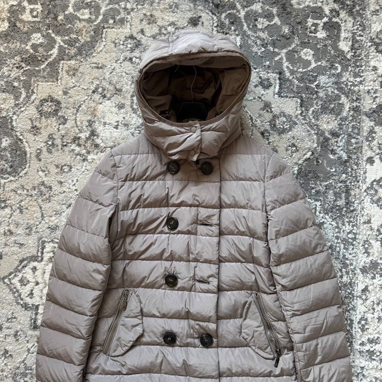 Moncler Moncler Guibboto Nylon Goose Down Cape Long Coat Jacket Size L / US 10 / IT 46 - 2 Thumbnail