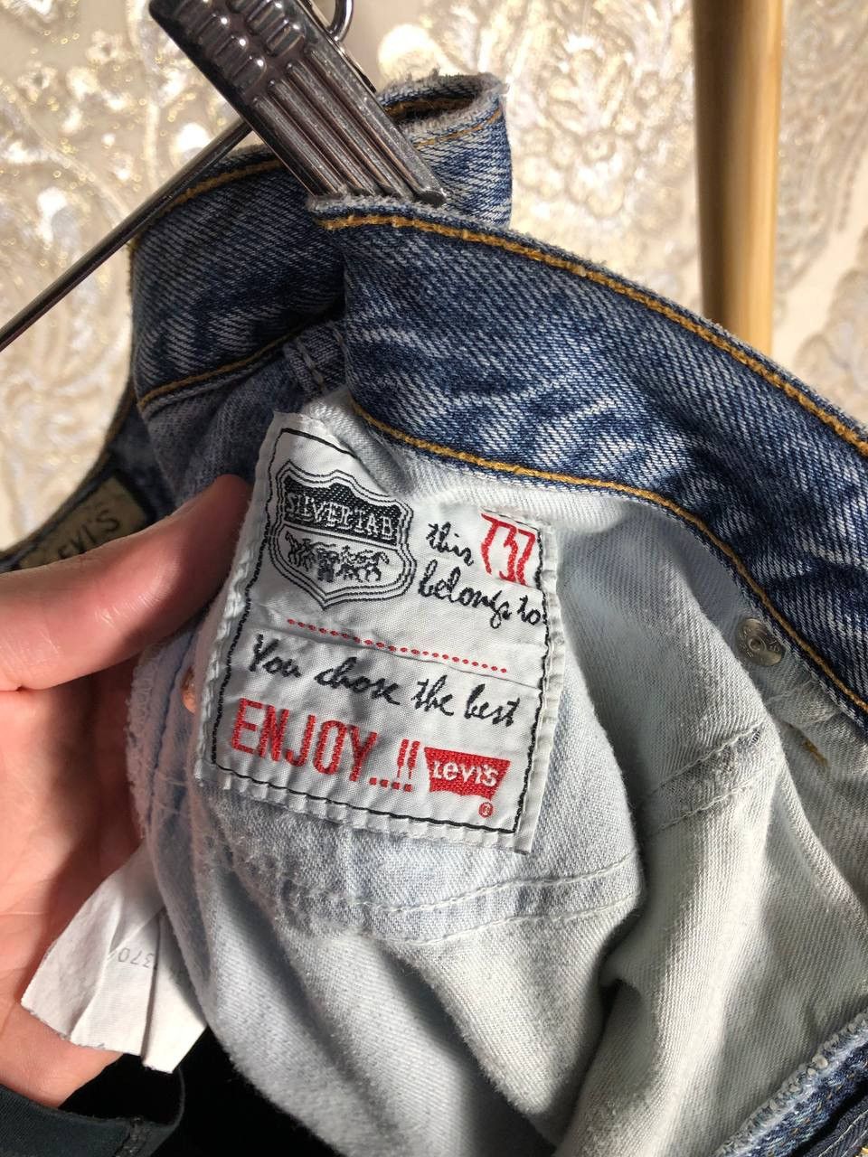 Levi's Vintage Clothing VERY RARE LEVIS 737 SILVER LABEL DENIM CASUAL PANTS RETRO Size US 34 / EU 50 - 9 Thumbnail