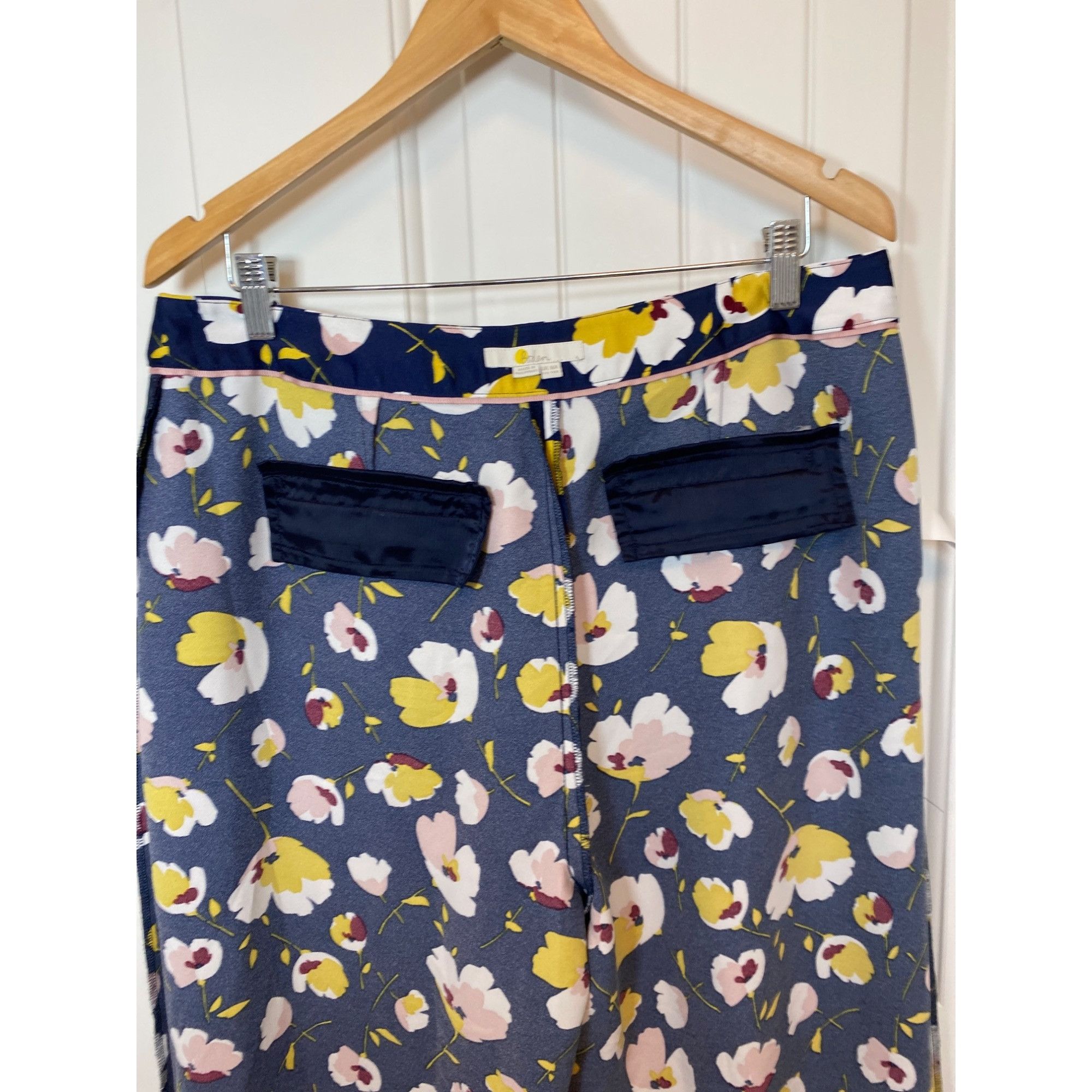 Boden Boden Floral Wide-Leg Trousers, Size 12R Size 34" / US 12 / IT 48 - 11 Thumbnail