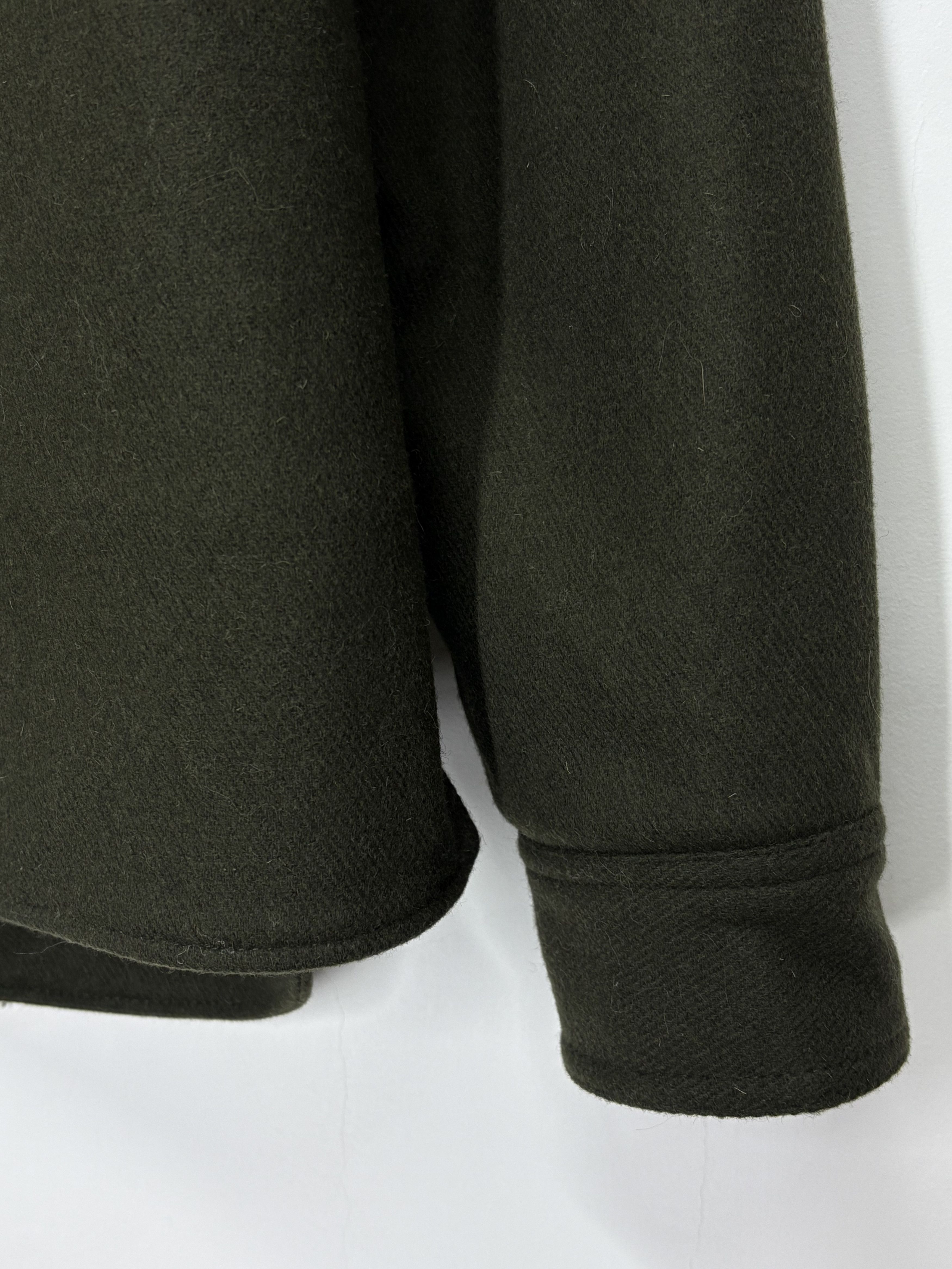 Zadig & Voltaire Zadig & Voltaire Paris Green Wool Button Up Worker Jacket Size US L / EU 52-54 / 3 - 7 Thumbnail