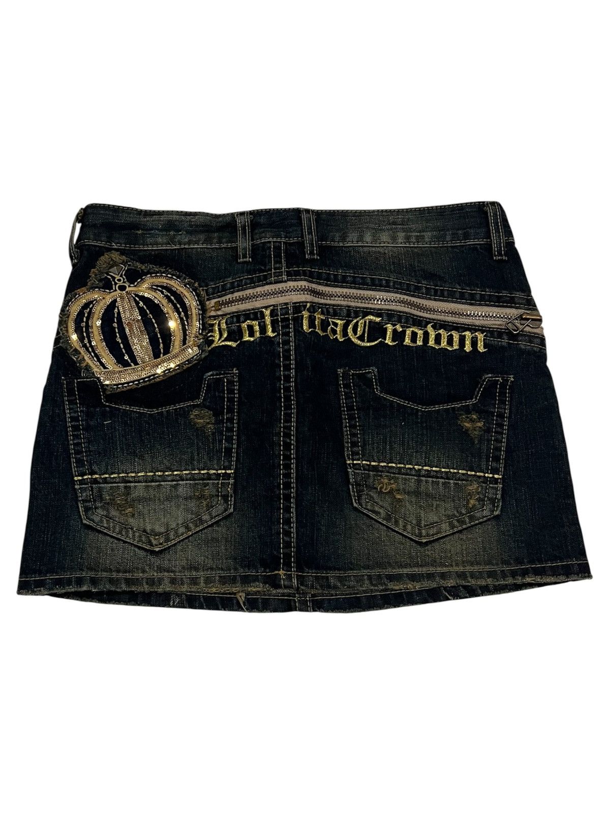 Japanese Brand Y2K Lolita Jeans Japanese Mini Skirt Size 32" / US 10 / IT 46 - 1 Thumbnail