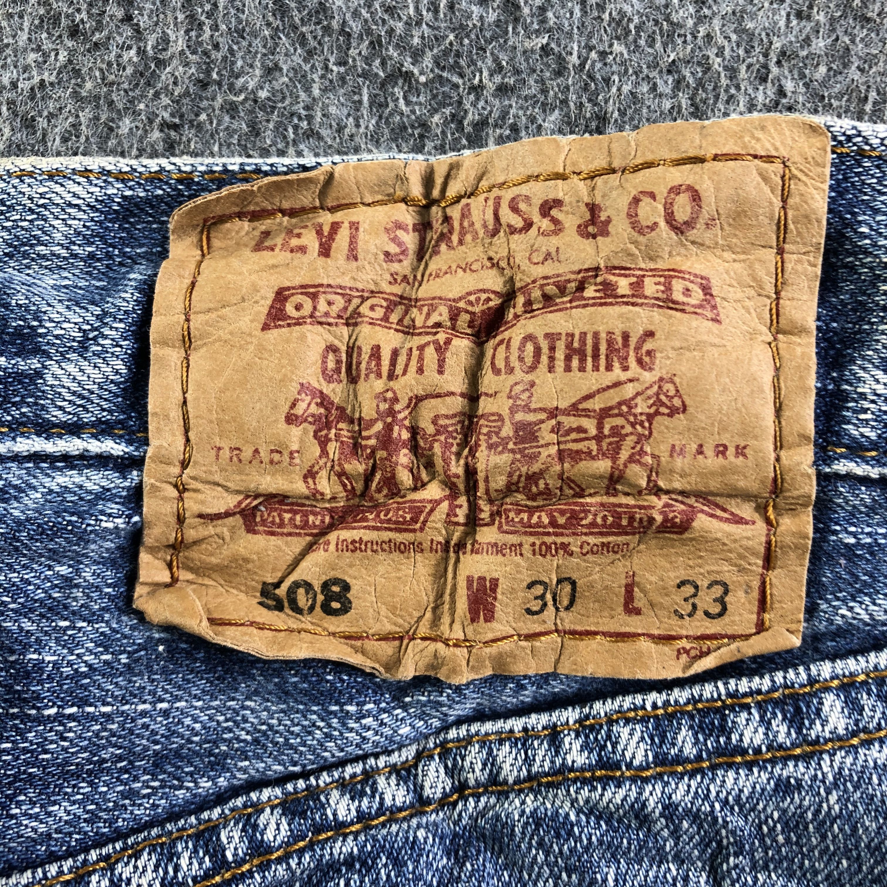 Levi's Vintage Blue Wash Levis 508 Jeans-J3562 Size US 29 - 5 Thumbnail