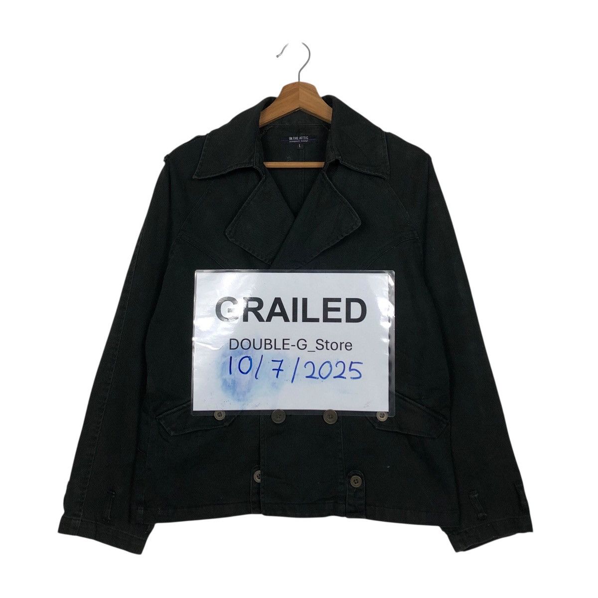 Hysteric Glamour 📌Vintage Biker Jacket Double Breast In The Attic Cargo Size US L / EU 52-54 / 3 - 1 Thumbnail