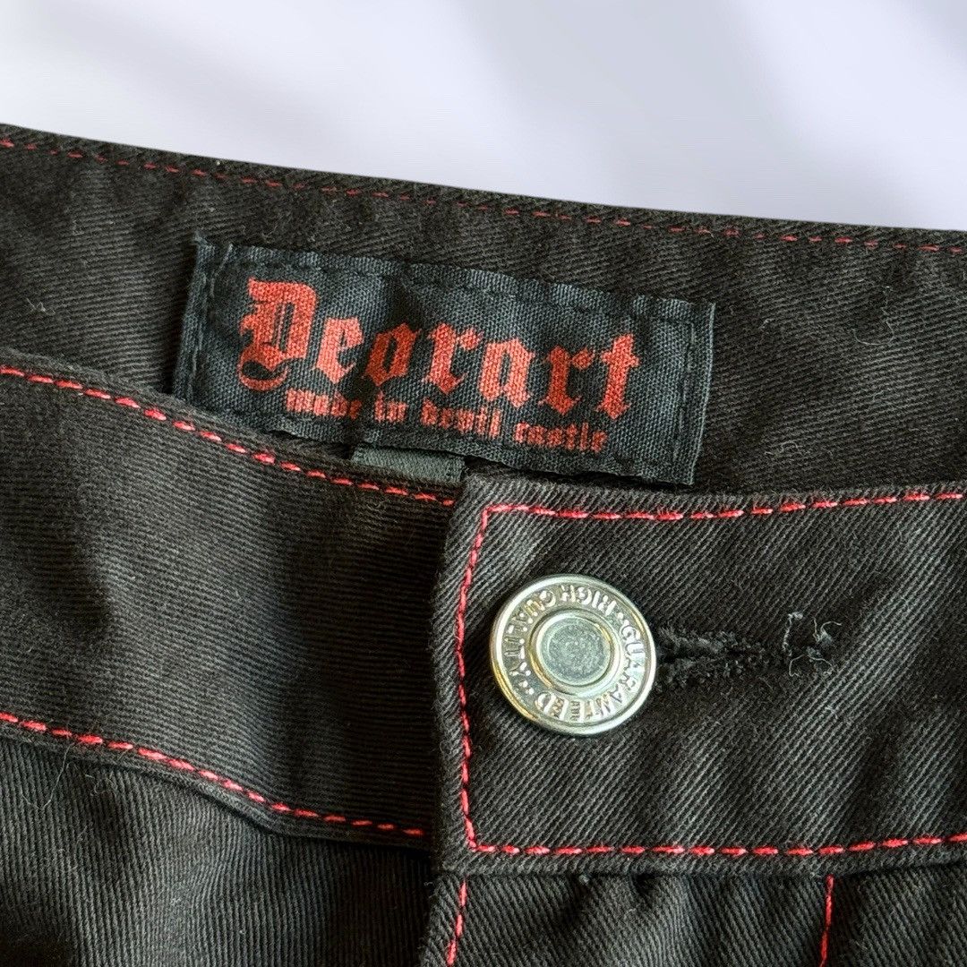 Japanese Brand Vintage Deorat Tactical Bondage Belt Riot Punk Flared Pants Size US 30 / EU 46 - 3 Thumbnail