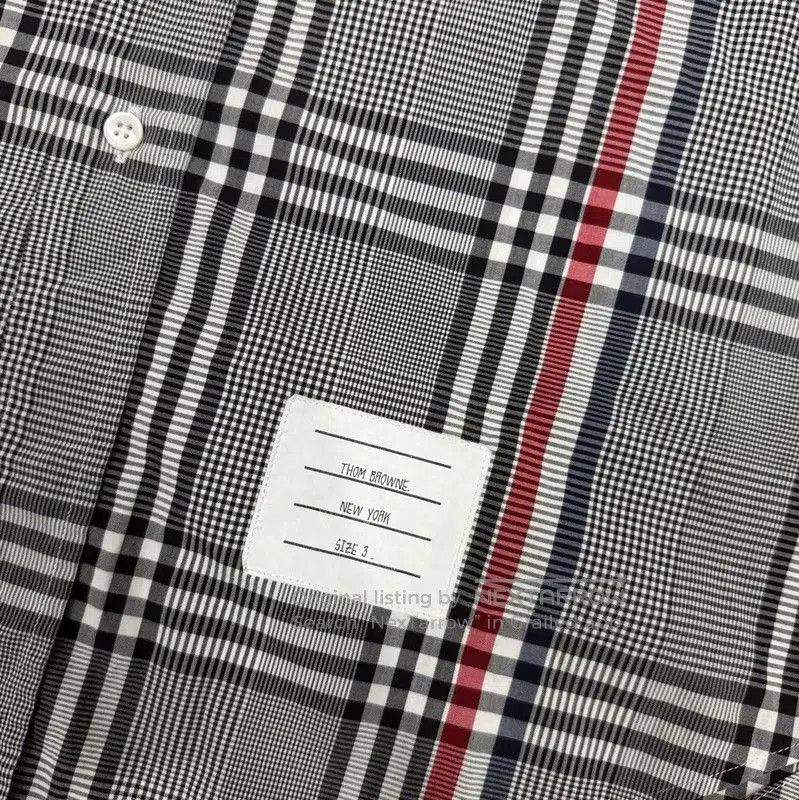 Thom Browne Thom Browne Gray Cotton Men's Shirt . Size US M / EU 48-50 / 2 - 3 Thumbnail