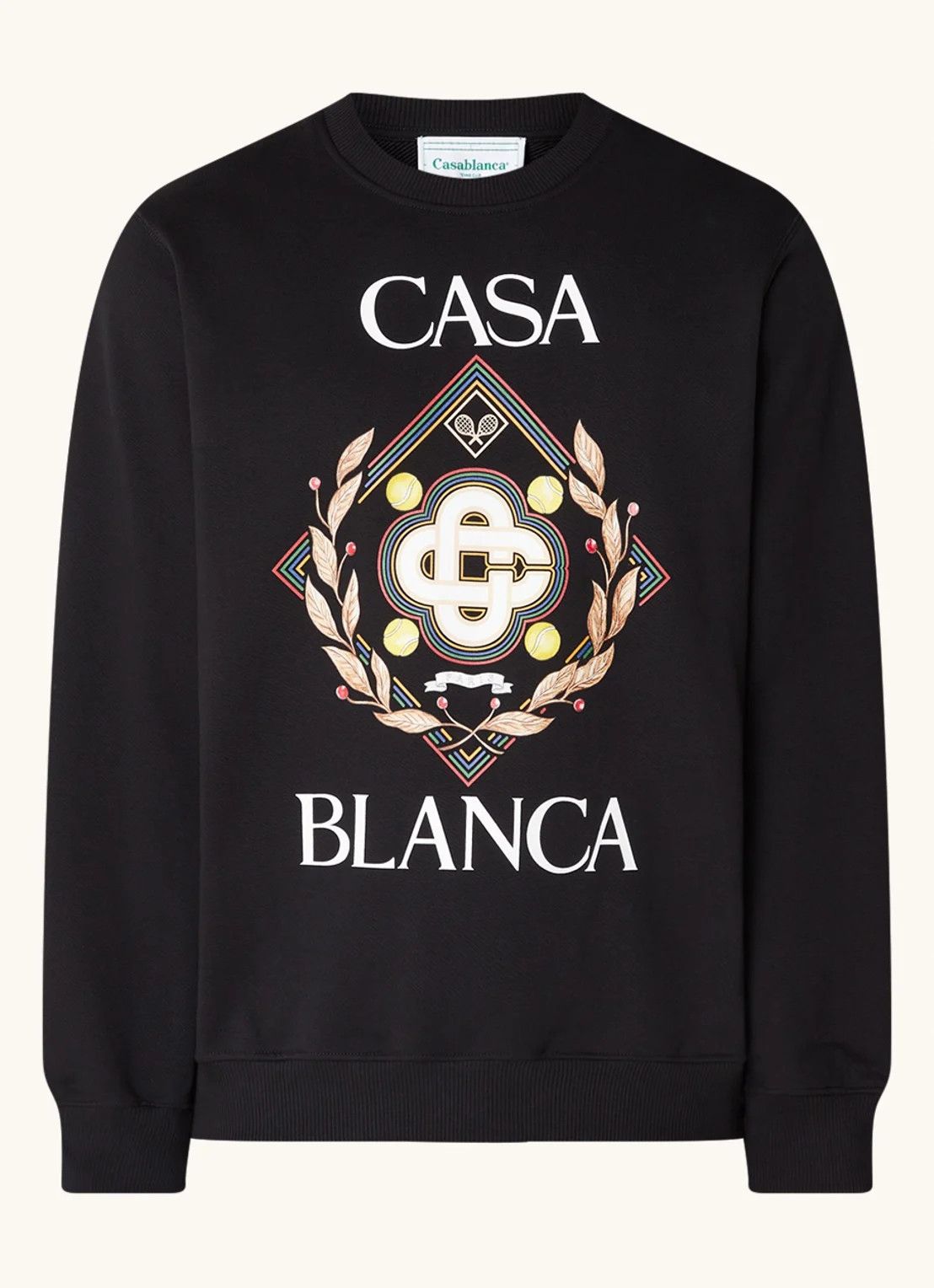 Casablanca o1mle0626 Championship Diamond Printed Sweatshirt in Black Size US L / EU 52-54 / 3 - 1 Thumbnail