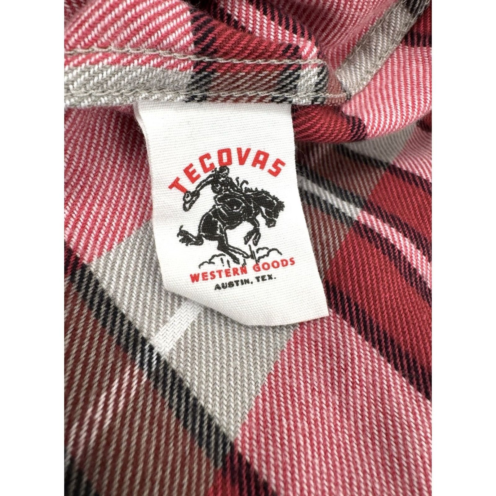 Tecovas TECOVAS Plaid Soft Flannel Shirt Mens L Multicolor EXCELLENT Size US L / EU 52-54 / 3 - 5 Thumbnail