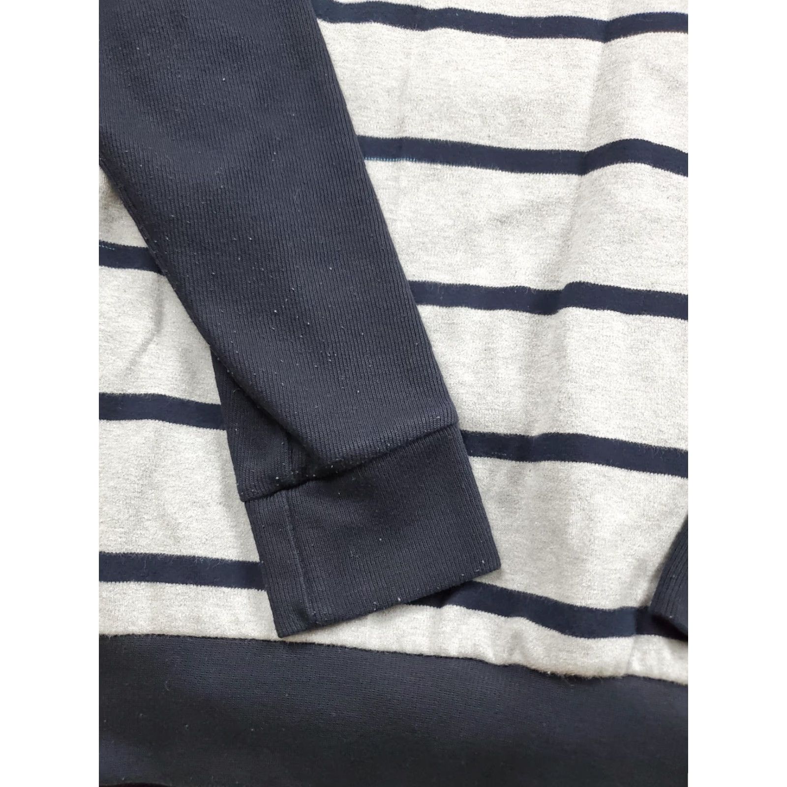 Adidas VINTAGE Adidas Sweater Mens Medium Striped Crewneck Pullover Long Sleeve Gray Knit Cotton Spandex Regular Casual Mens Size US M / EU 48-50 / 2 - 4 Thumbnail