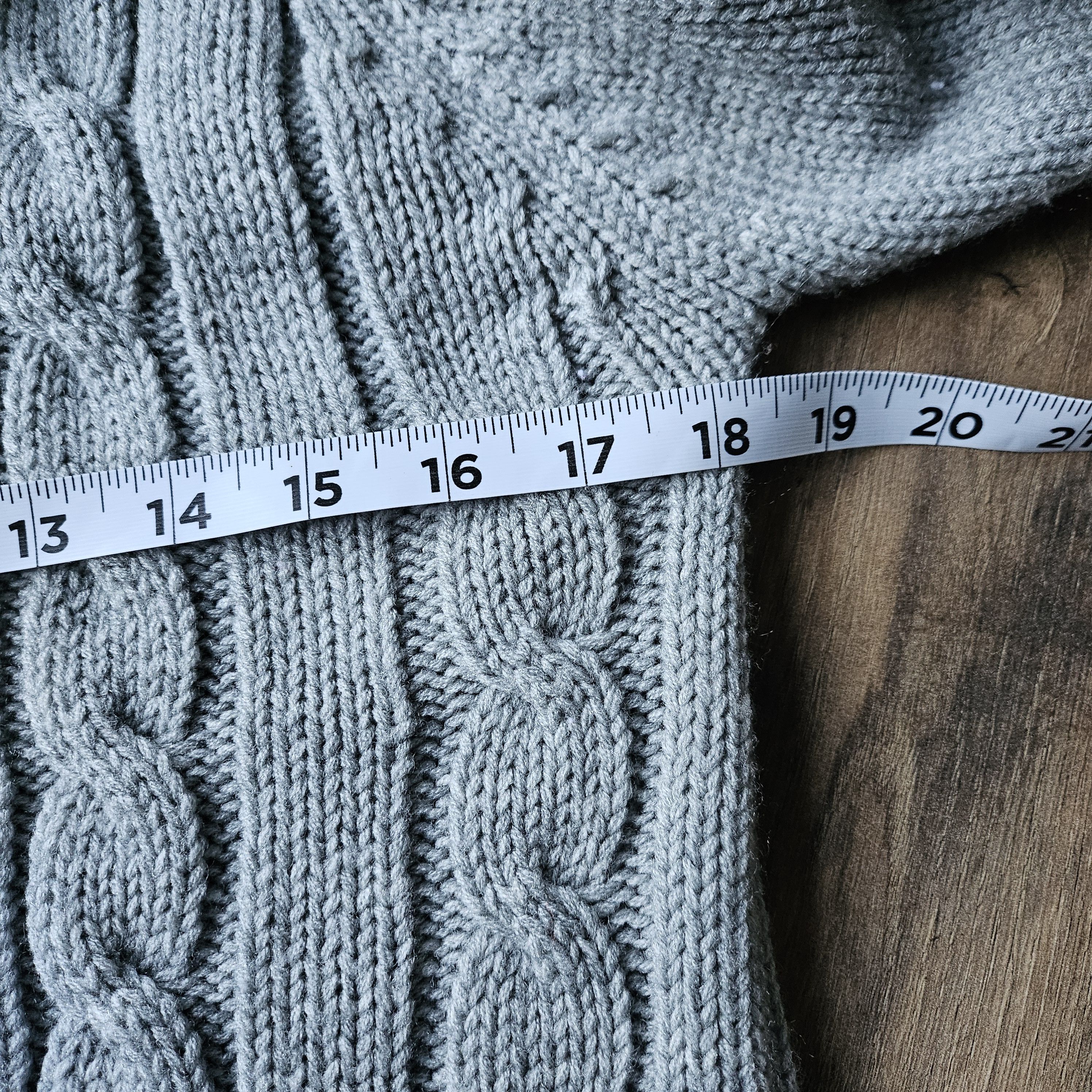 Sears × Vintage VTG 60s 70s Sears Cable Knit Cardigan Size S / US 4 / IT 40 - 5 Thumbnail