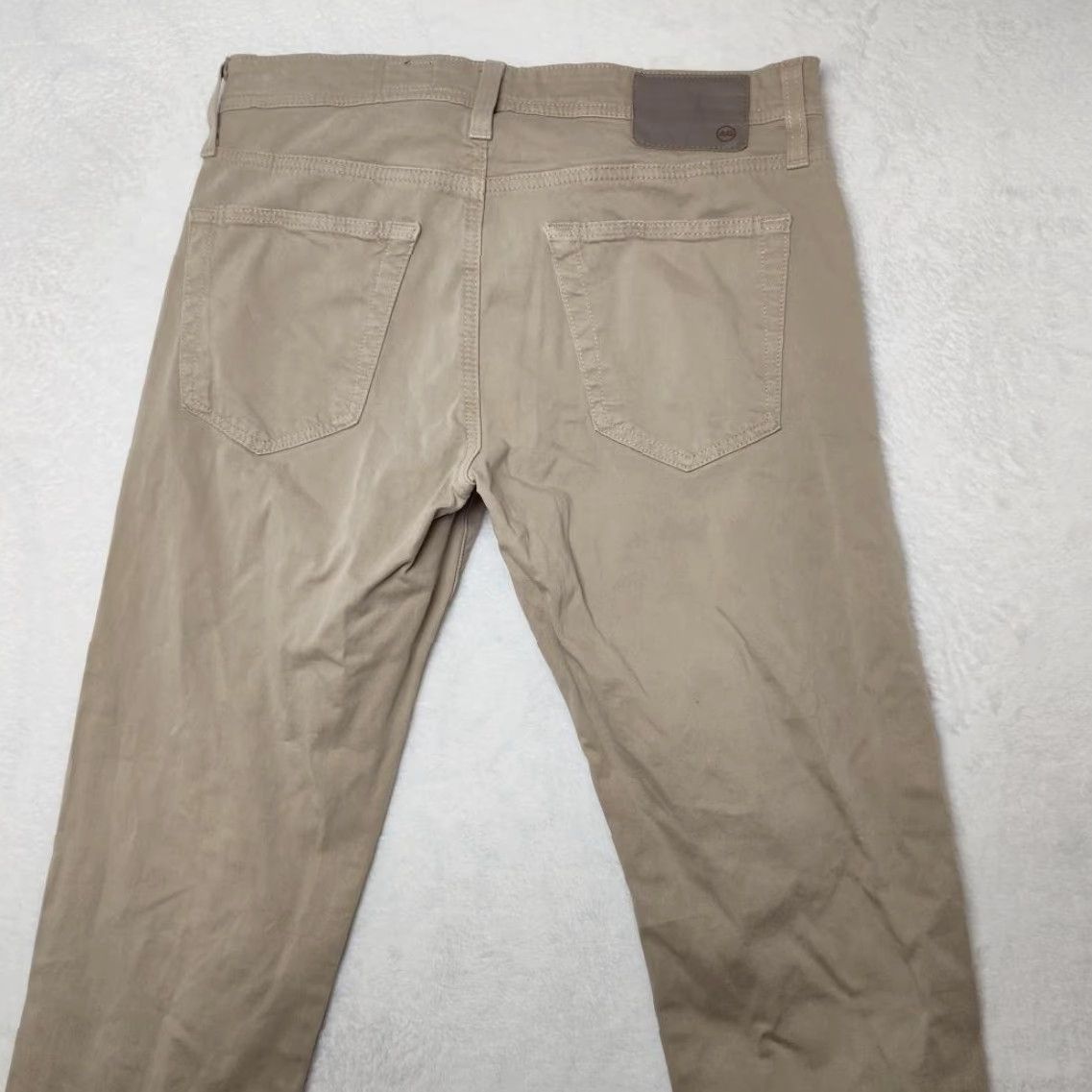 AG Adriano Goldschmied The Tellis Jeans Mens 30x32 Beige Slim Tapered Stretch