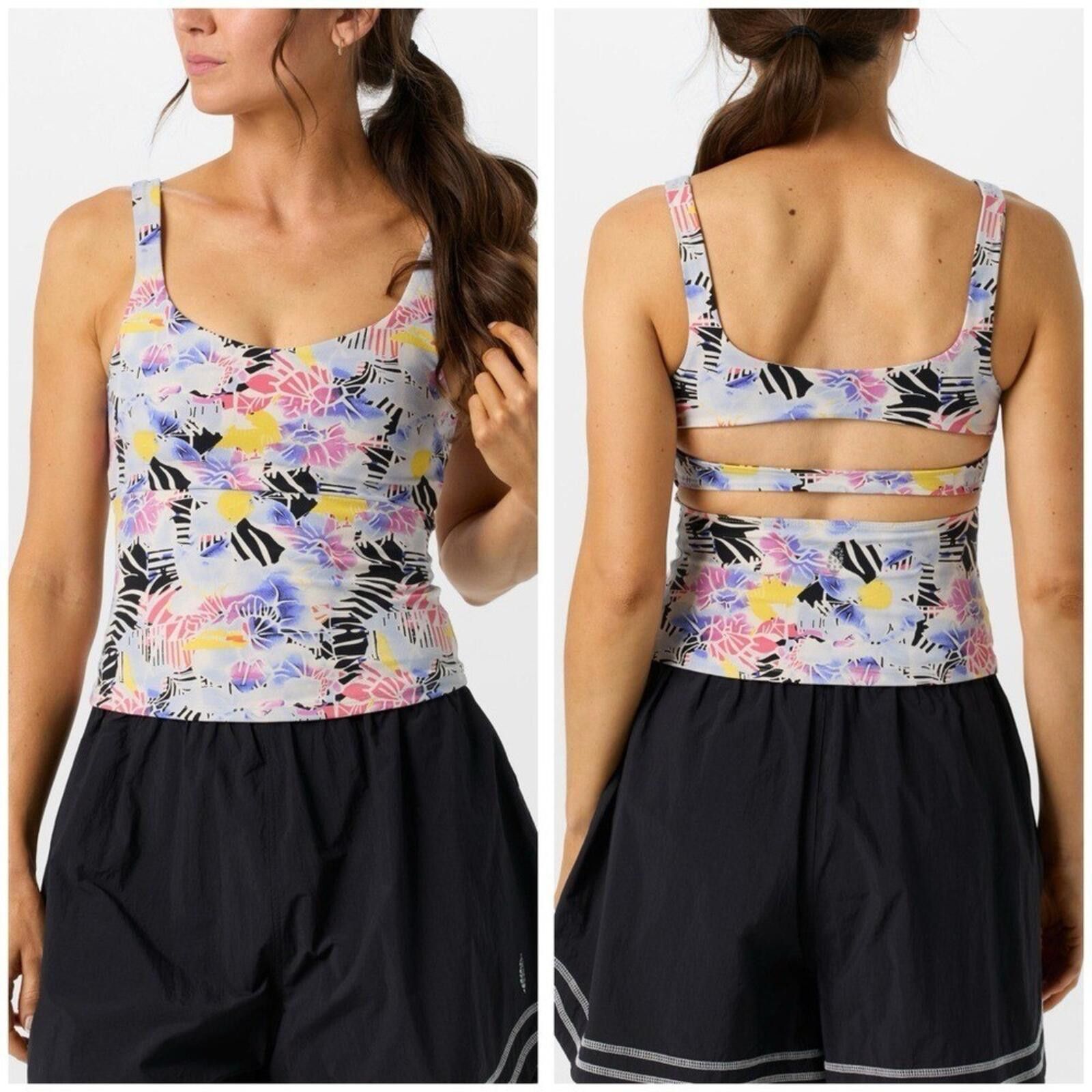 Free People Free People Multicolor Active Floral Tank Top, Size M Size M / US 6-8 / IT 42-44 - 1 Thumbnail