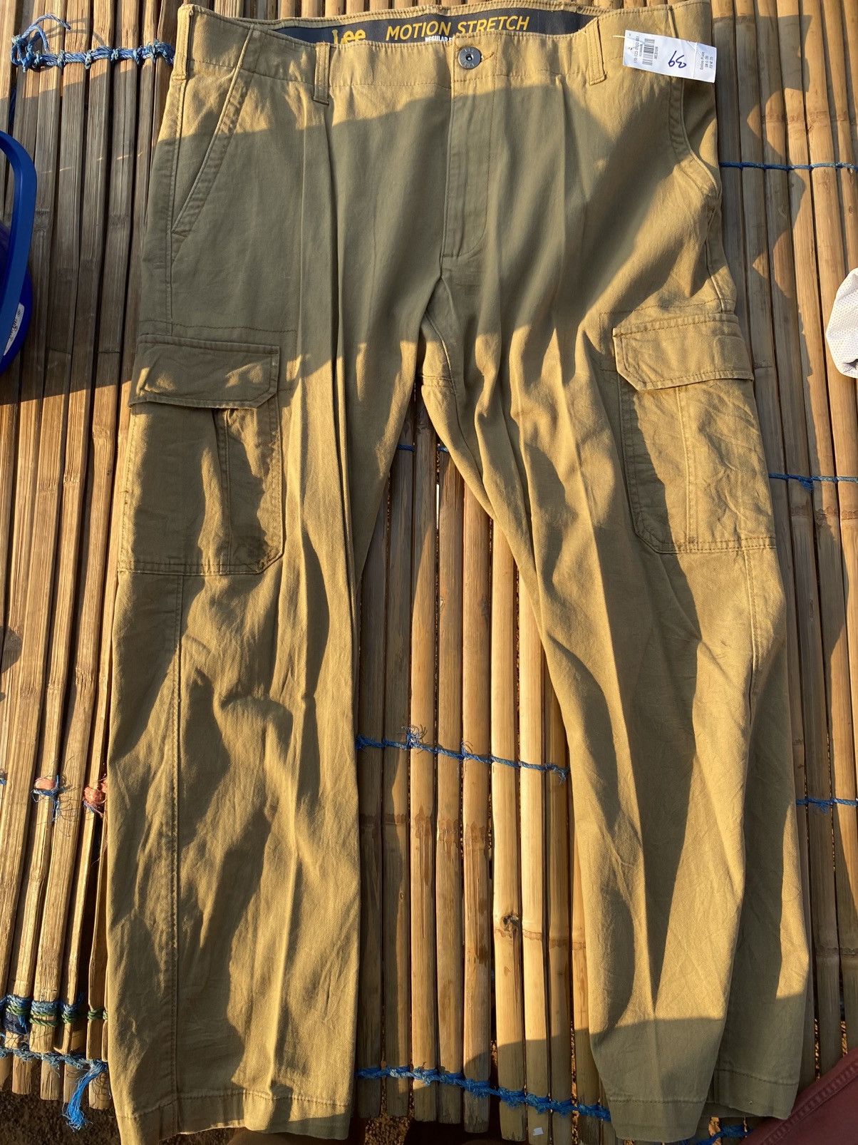 Lee Lee Motion Stretch Cargo Pants Khaki Size US 38 / EU 54 - 2 Thumbnail
