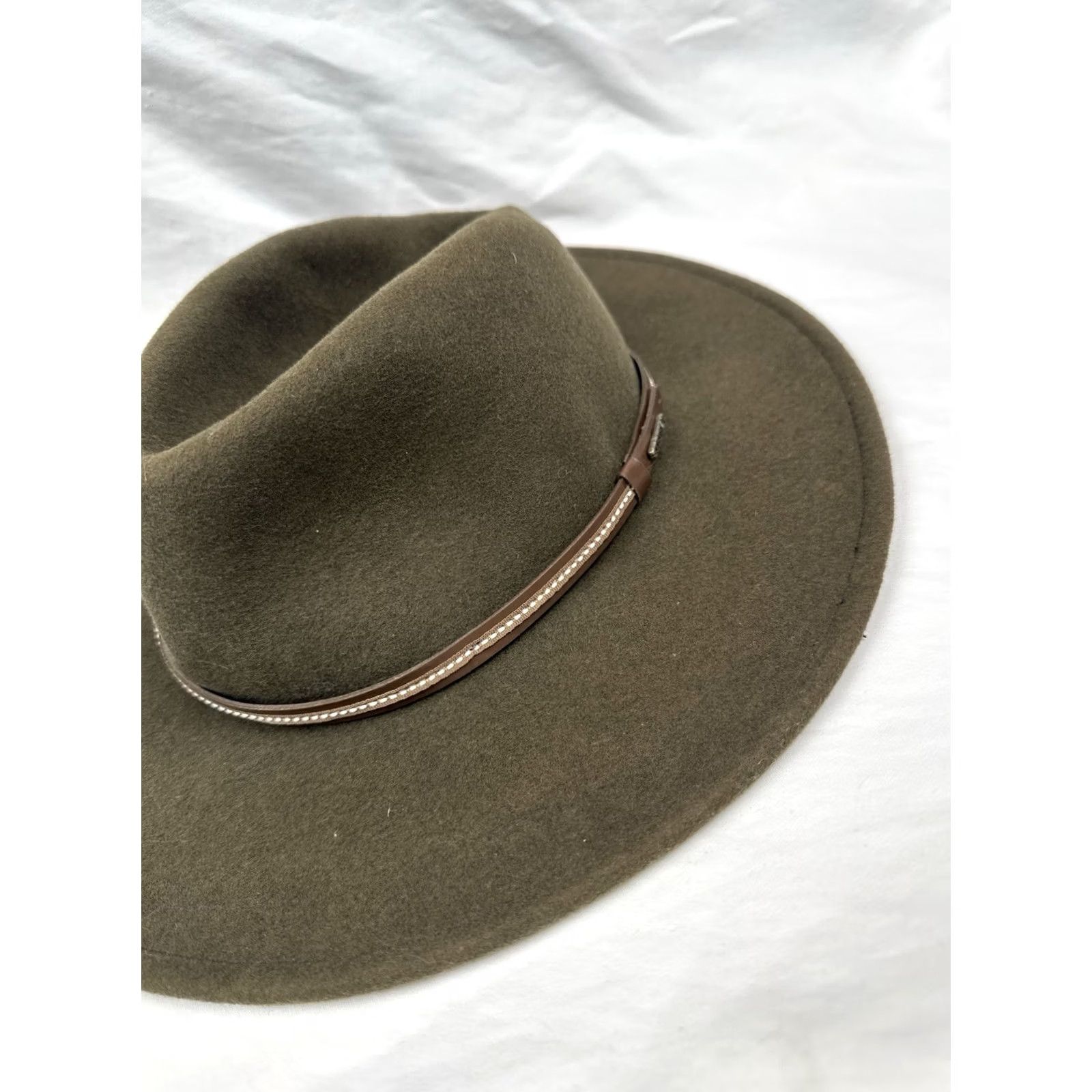 Stetson Stetson Fedora Hat Olive Men's Large Crushable Water Repellent Outdoor USA Made Size ONE SIZE - 2 Thumbnail