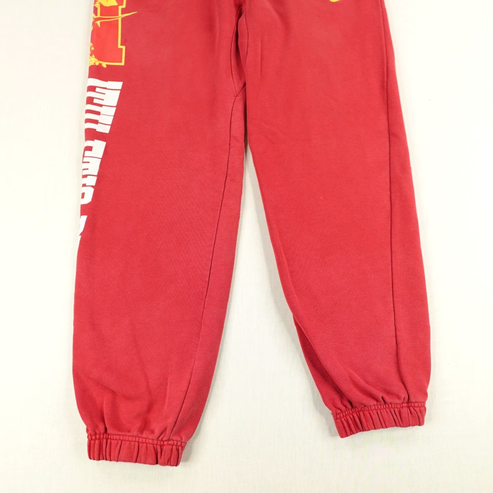 Nike Nike Pants Mens M Red Club Fleece Joggers Sweatpants Elephant Logo Gym Size US 31 - 3 Thumbnail