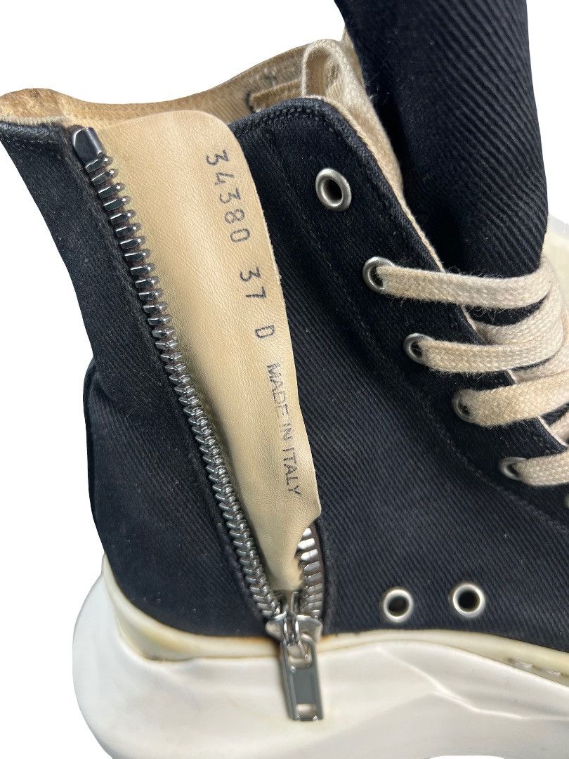 Rick Owens Rick Owens DRKSHDW Abstract Ramones High Black / Milk US 5 Size US 5 / EU 37 - 10 Thumbnail