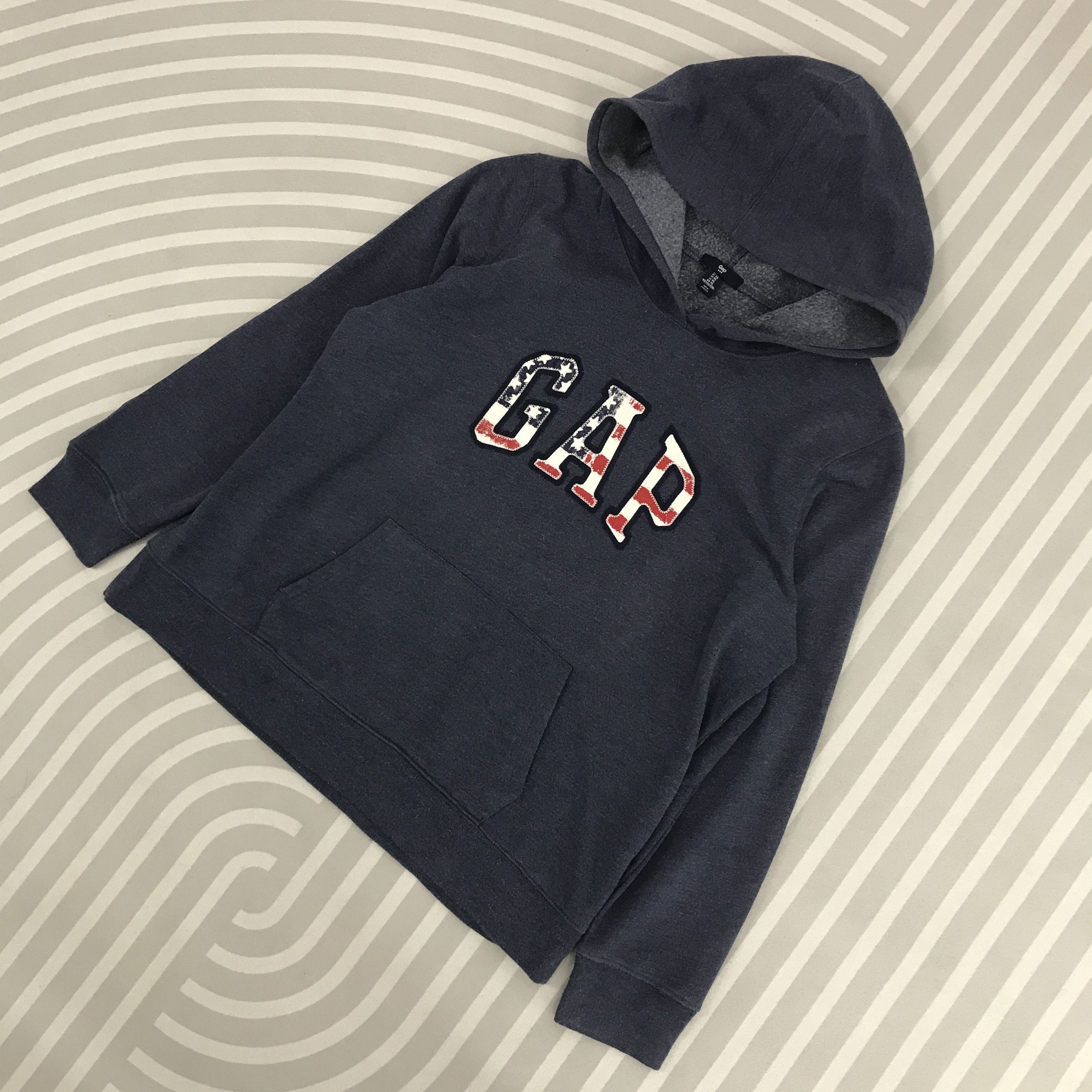 Gap × Vintage Vintage Gap Big Logo hoodie Sweatshirt Size US L / EU 52-54 / 3 - 4 Thumbnail