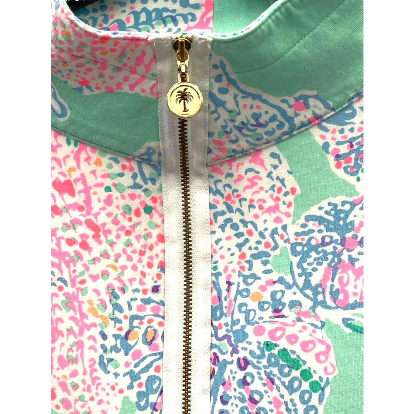 Lilly Pulitzer Lilly Pulitzer Jellyfish Half Zip Pullover Sweatshirt S Size S / US 4 / IT 40 - 3 Thumbnail