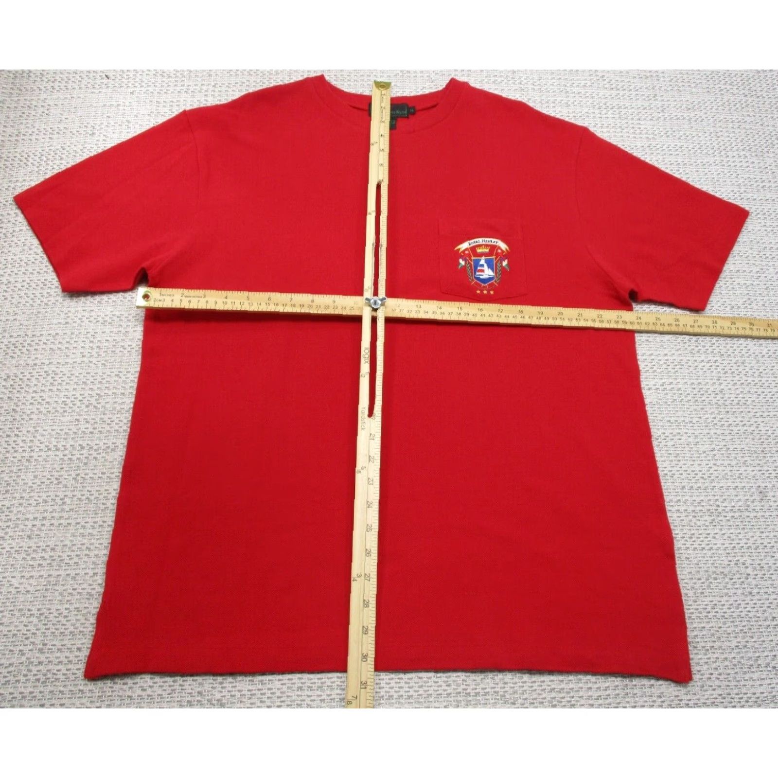 Abercrombie & Fitch VINTAGE Abercrombie & Fitch Shirt Mens XL Embroidered Crest Long Sleeve Red Cotton Crew Neck 90s Classic Preppy Mens Size US XL / EU 56 / 4 - 7 Thumbnail