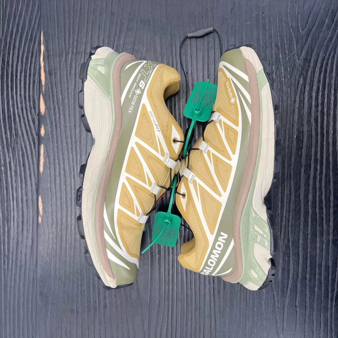 Salomon Salomon XT-6 Green Mushroom Brown 36.5 Mint Size US 5.5 / IT 35.5 - 4 Thumbnail