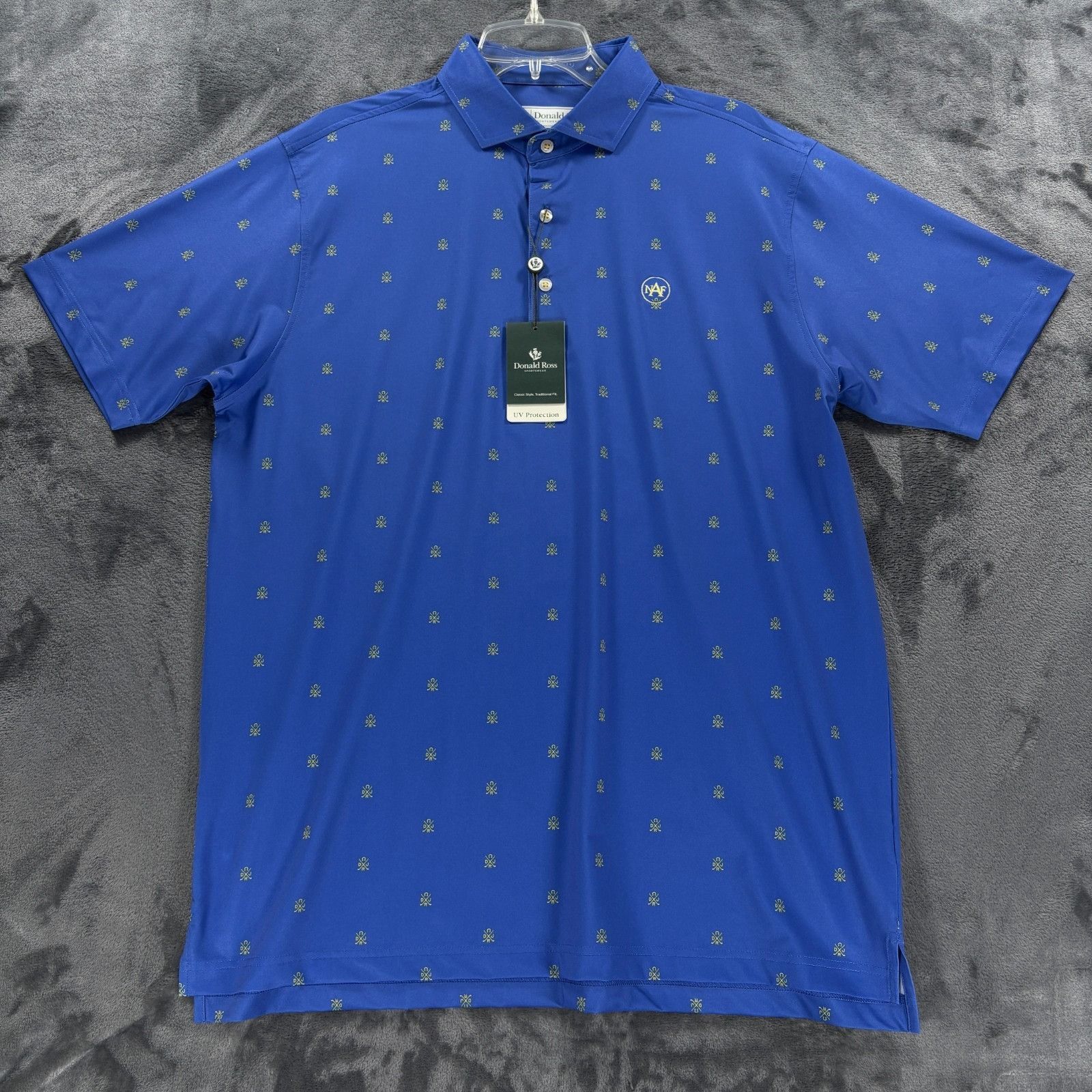 Donald Ross Donald Ross Canton Golf Polo Mens Medium Blue NAF UV Protect Size US M / EU 48-50 / 2 - 1 Thumbnail