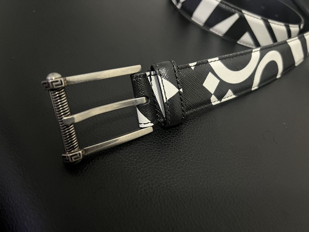 Versace Versace Saffiano Belt Size 32 - 2 Thumbnail