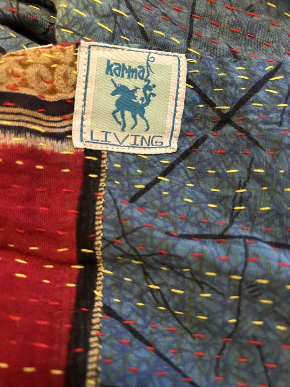 Other Karma Living l Wrap/Scarf 15”x70” Braided Tassels Multicolor Size ONE SIZE - 4 Thumbnail