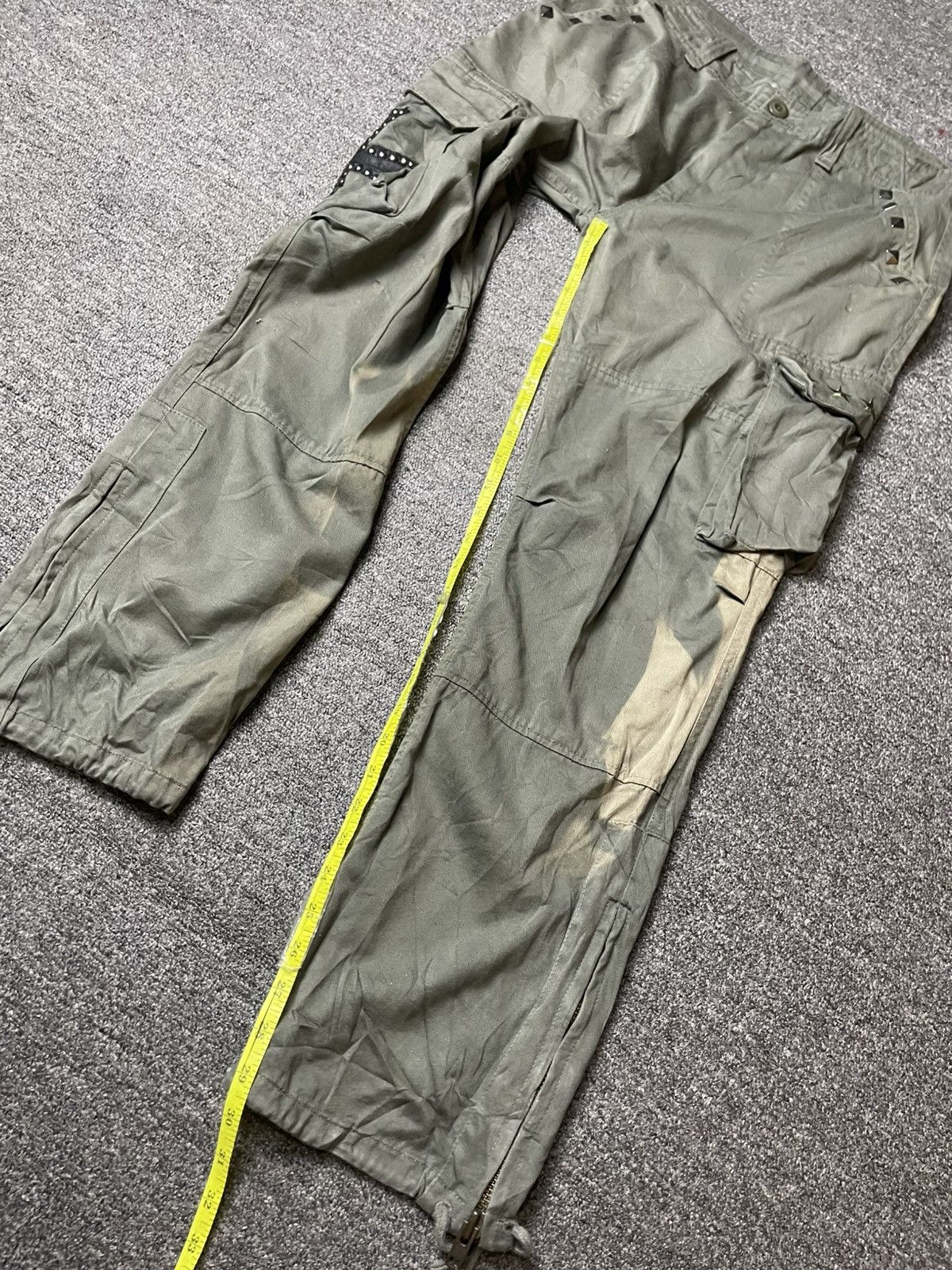 Hysteric Glamour × Japanese Brand × Vintage JACKROSE Japanese Brand Cargo Pants (111) Size US 33 - 7 Thumbnail