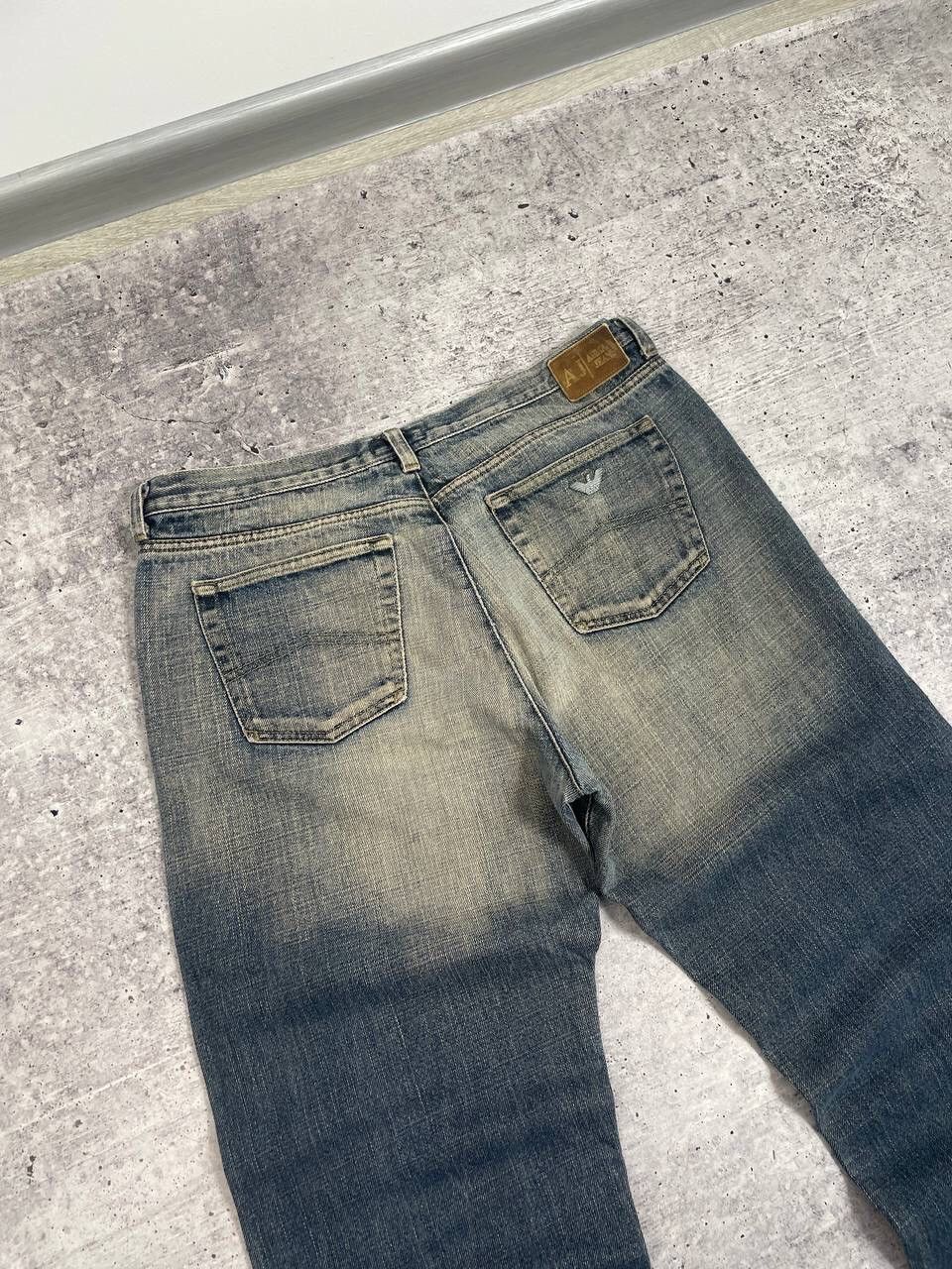 Armani Vintage Armani Jeans Faded Relaxed Fit Denim Y2K Size US 32 / EU 48 - 3 Thumbnail