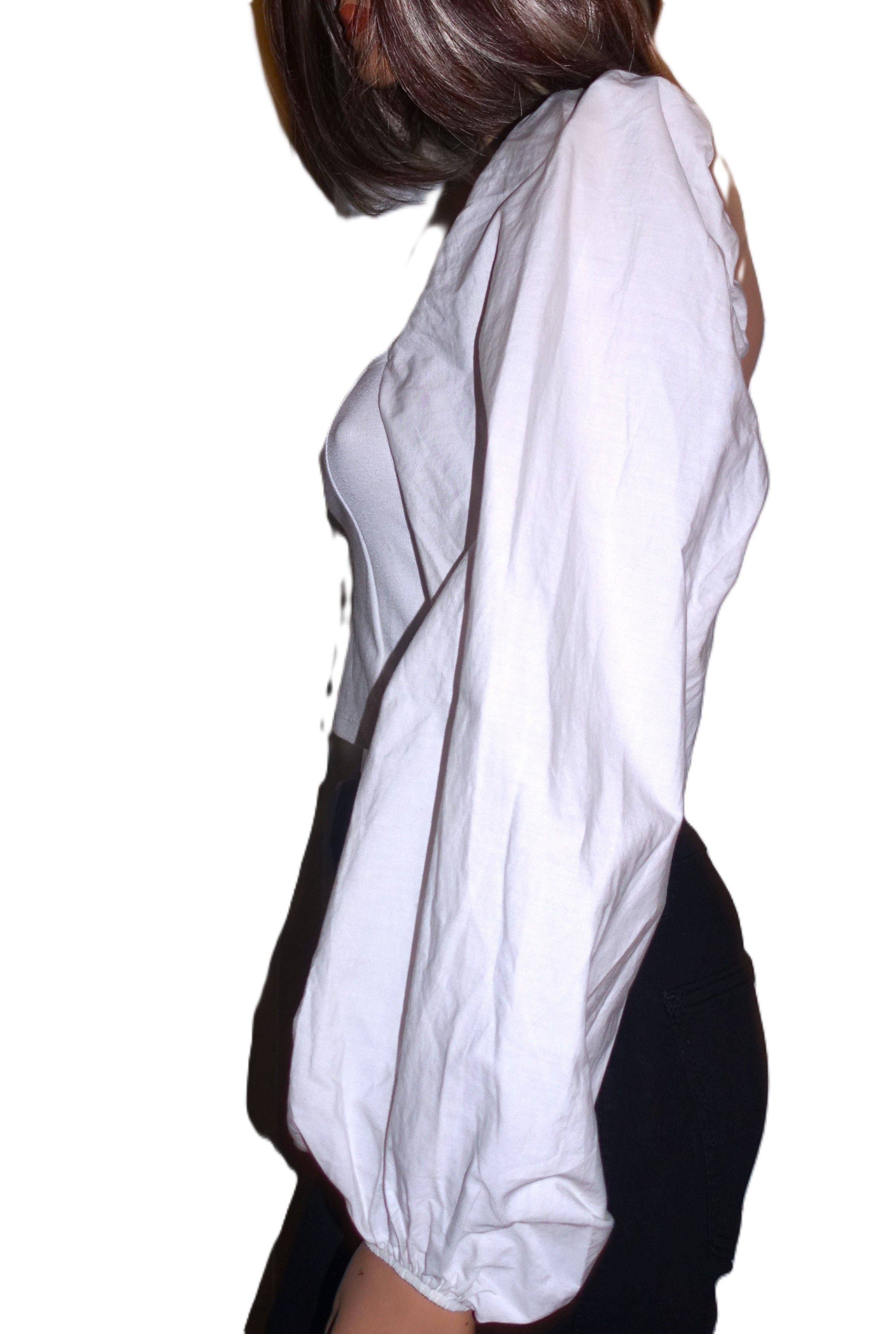 Topshop Top Shop White Boho Peasant Blouse 6 Size M / US 6-8 / IT 42-44 - 4 Thumbnail