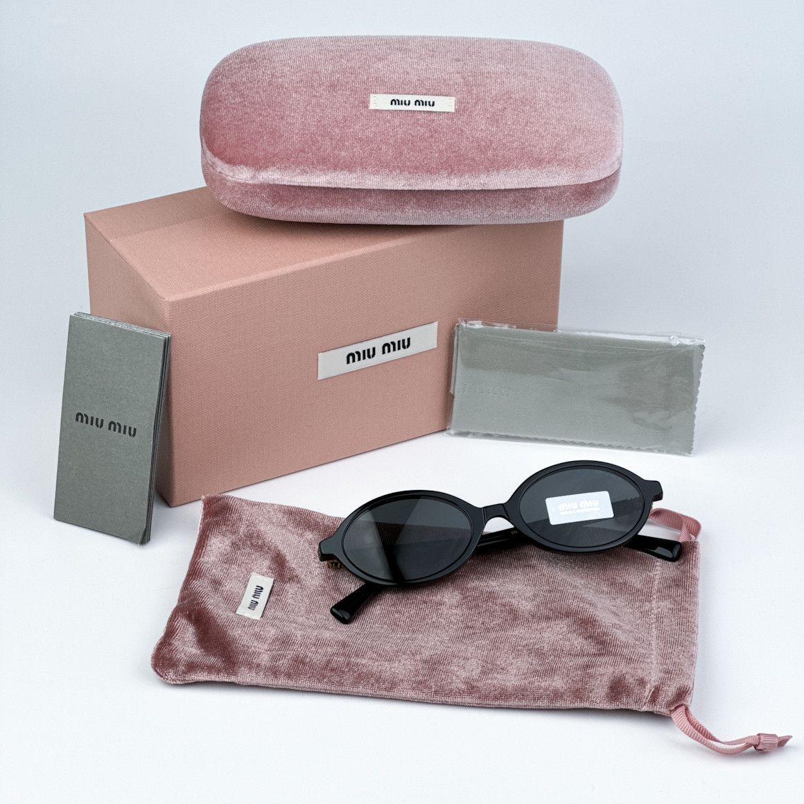 Miu Miu NEW Miu Miu MU04ZS 1AB5S0 REGARD Unisex Sunglasses Size ONE SIZE - 10 Thumbnail
