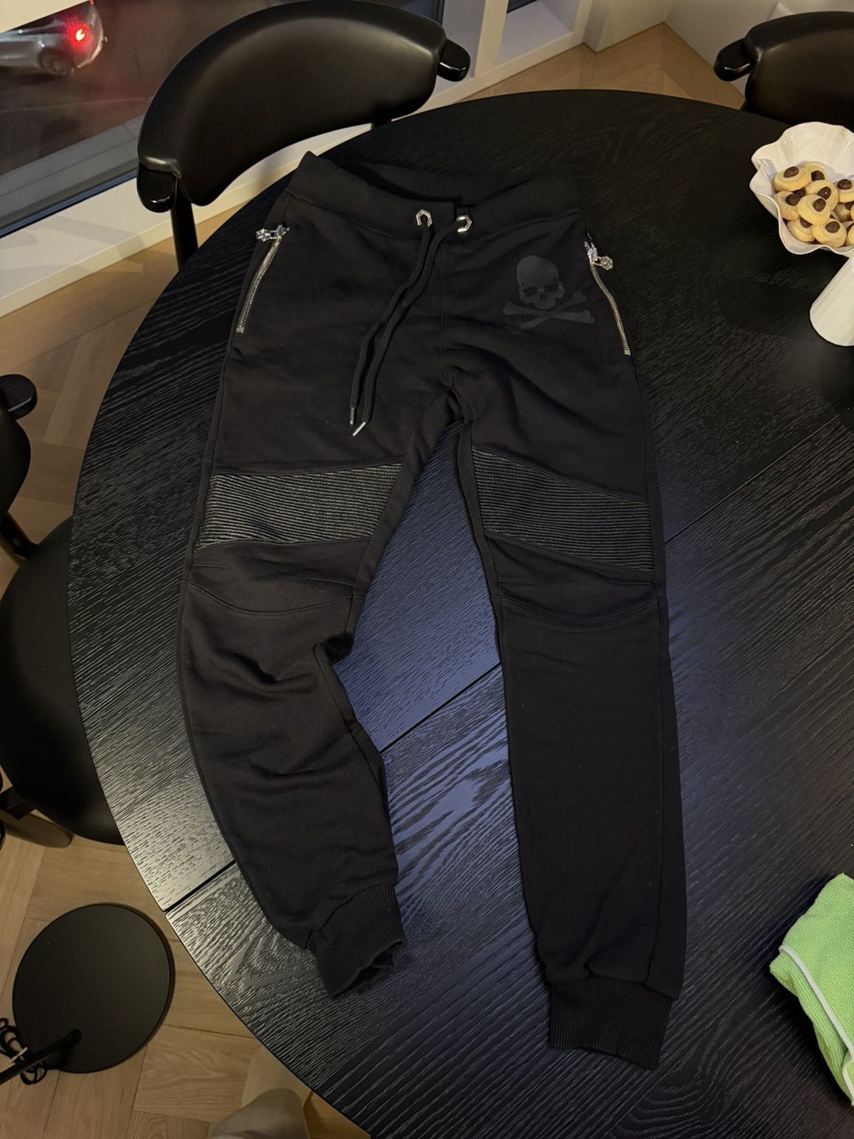 Philipp Plein Biker leather joggers Size US 28 / EU 44 - 1 Thumbnail