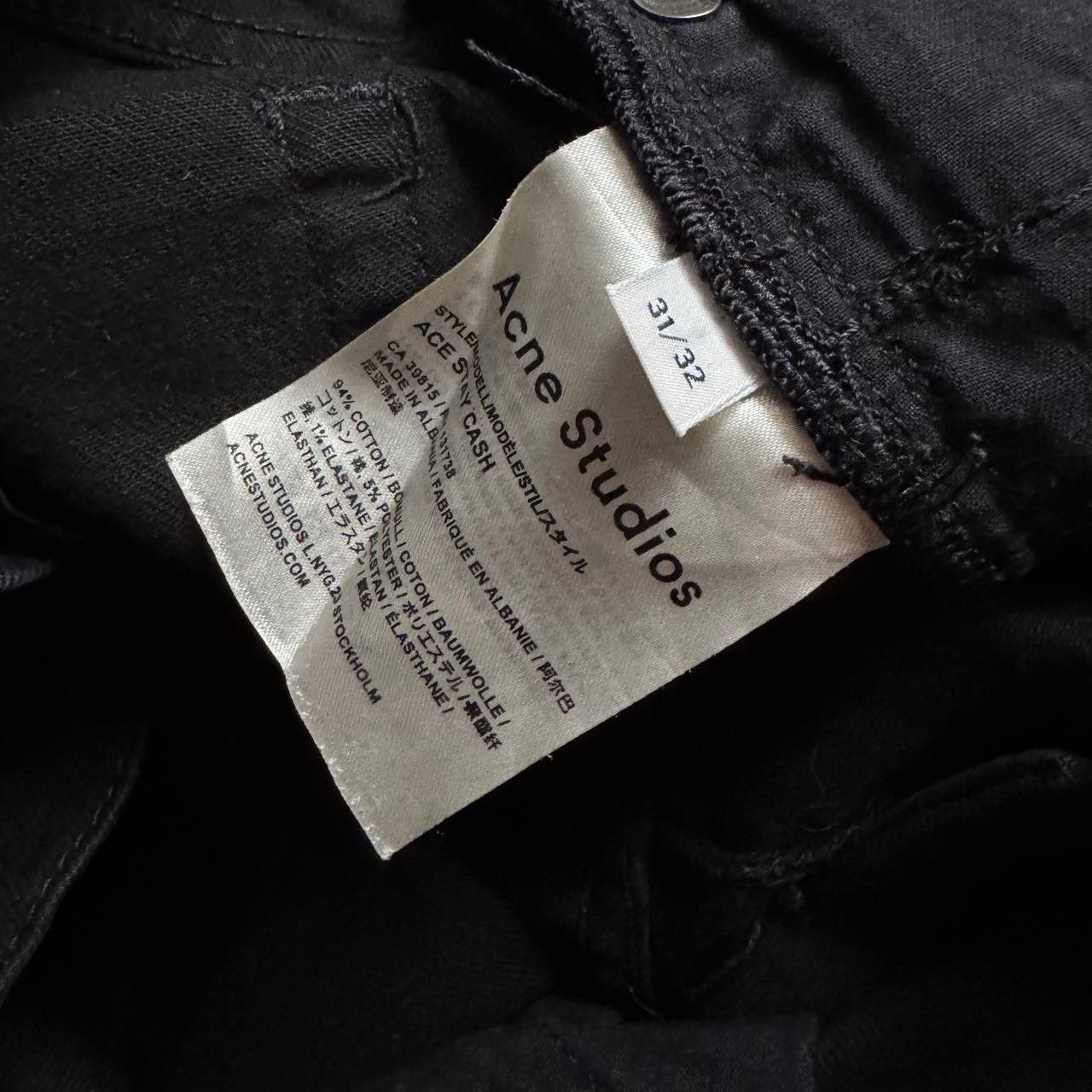 Acne Studios Acne Studios Ace Cash Jeans Size US 31 - 9 Thumbnail