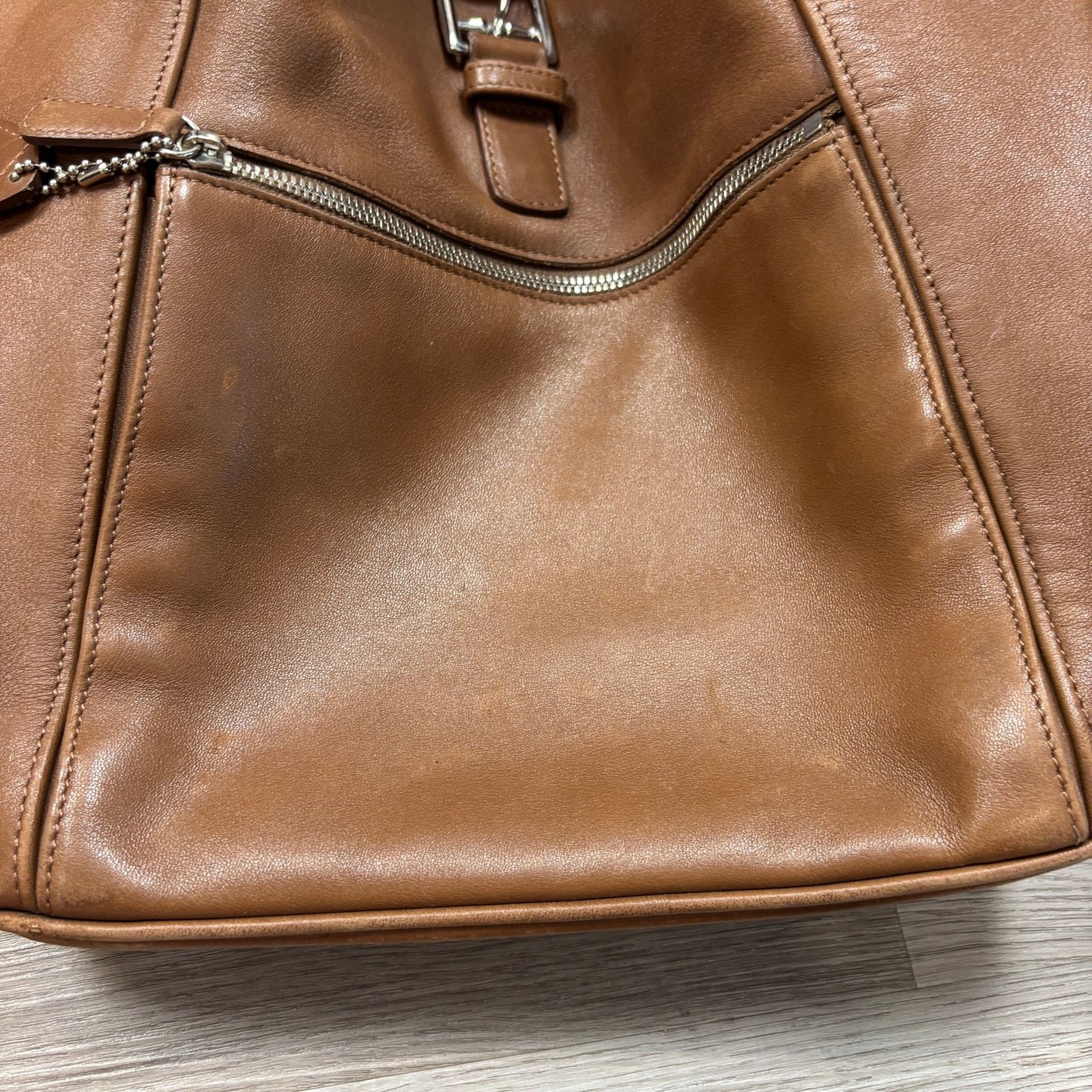 Coach Rare Vintage Coach 5408 Drawstring Buckle Leather Backpack Size ONE SIZE - 8 Thumbnail