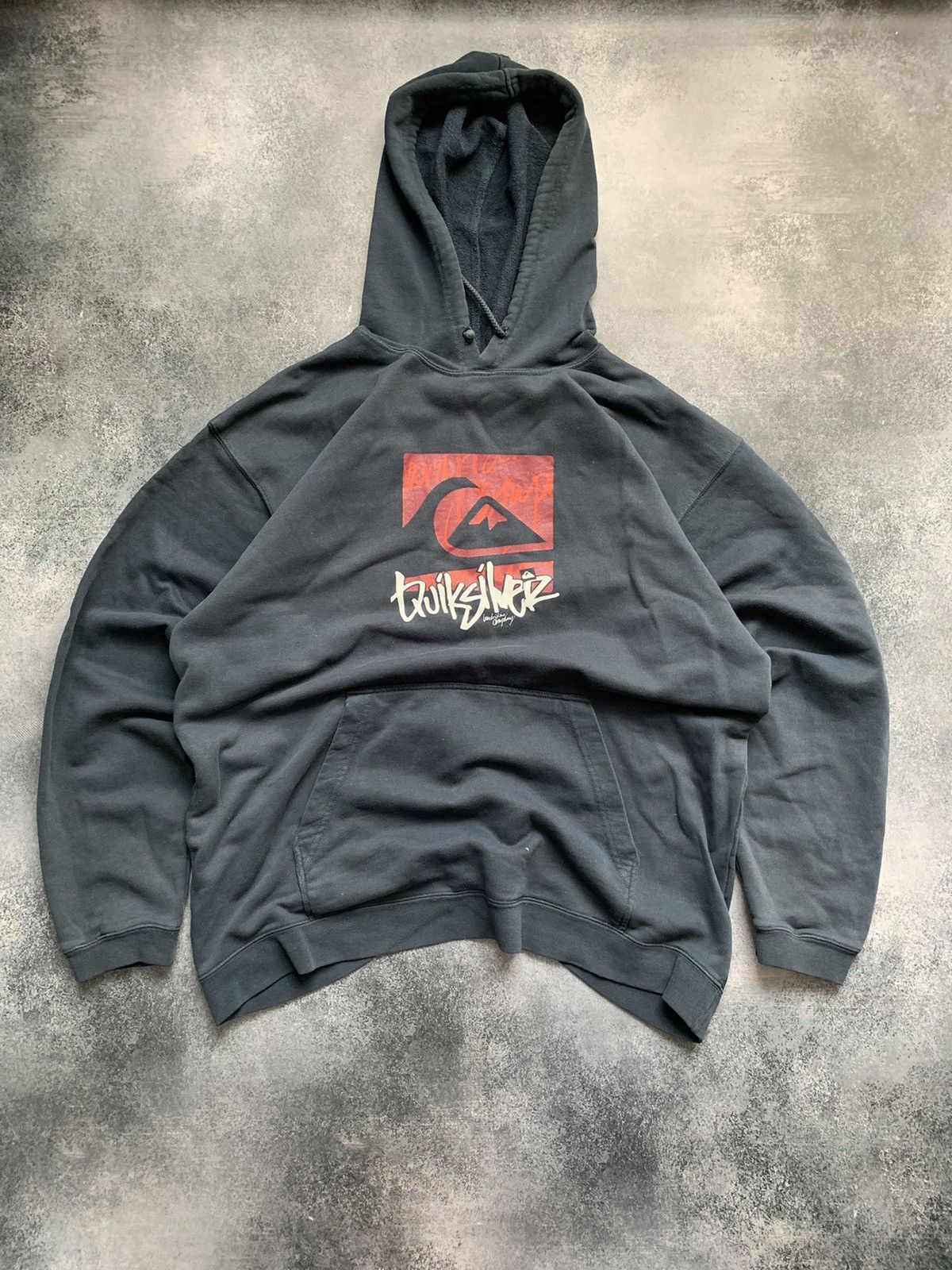 Quiksilver × Vintage Vintage Quiksilver Hoodie Size US XL / EU 56 / 4 - 1 Thumbnail