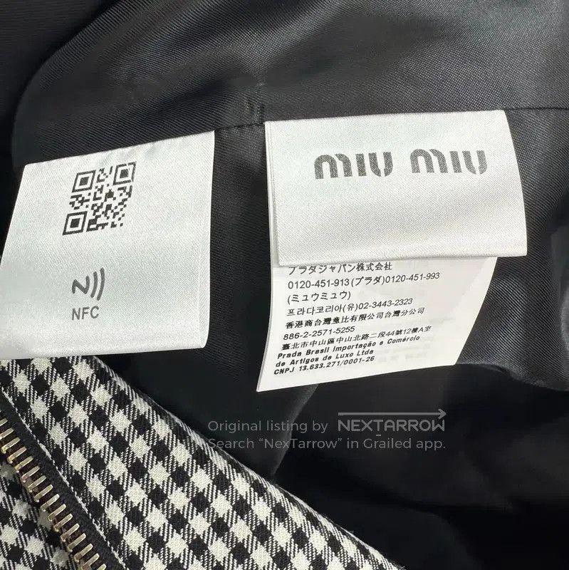Miu Miu Miu Miu Black Cotton Women's Jacket . Size XS / US 0-2 / IT 36-38 - 6 Thumbnail