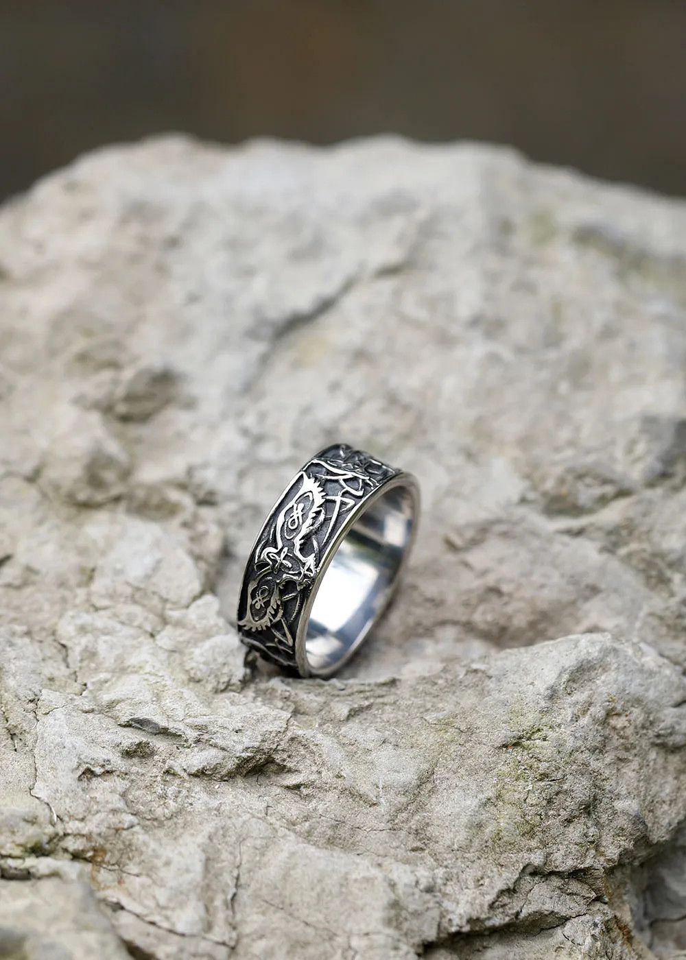 Jewelry Flying Eagle Rings Amulet Jewelry Gifts Size ONE SIZE - 2 Thumbnail
