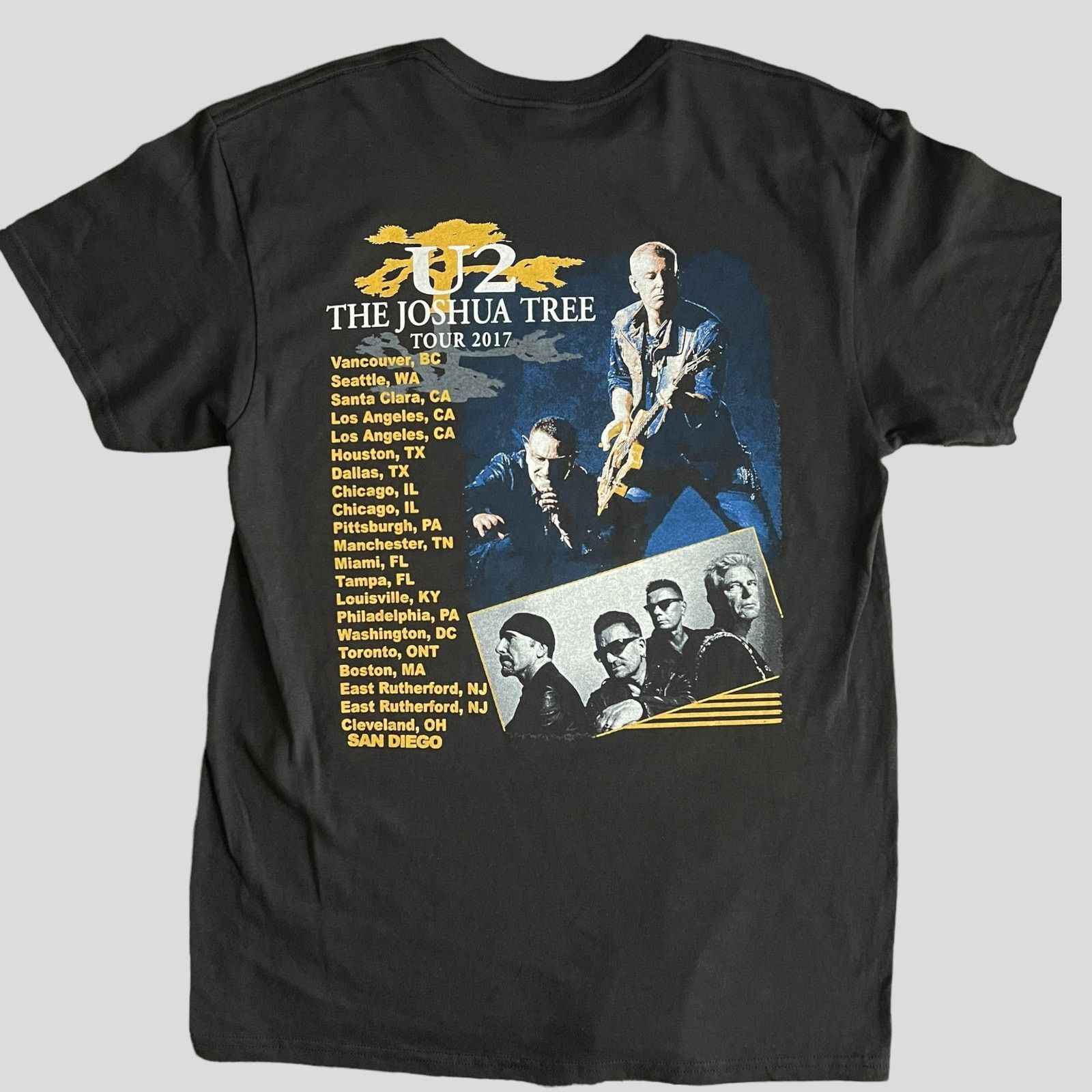 Delta U2 - The Joshua Tree Tour 2017 Black T-Shirt Size Medium Size US M / EU 48-50 / 2 - 4 Thumbnail