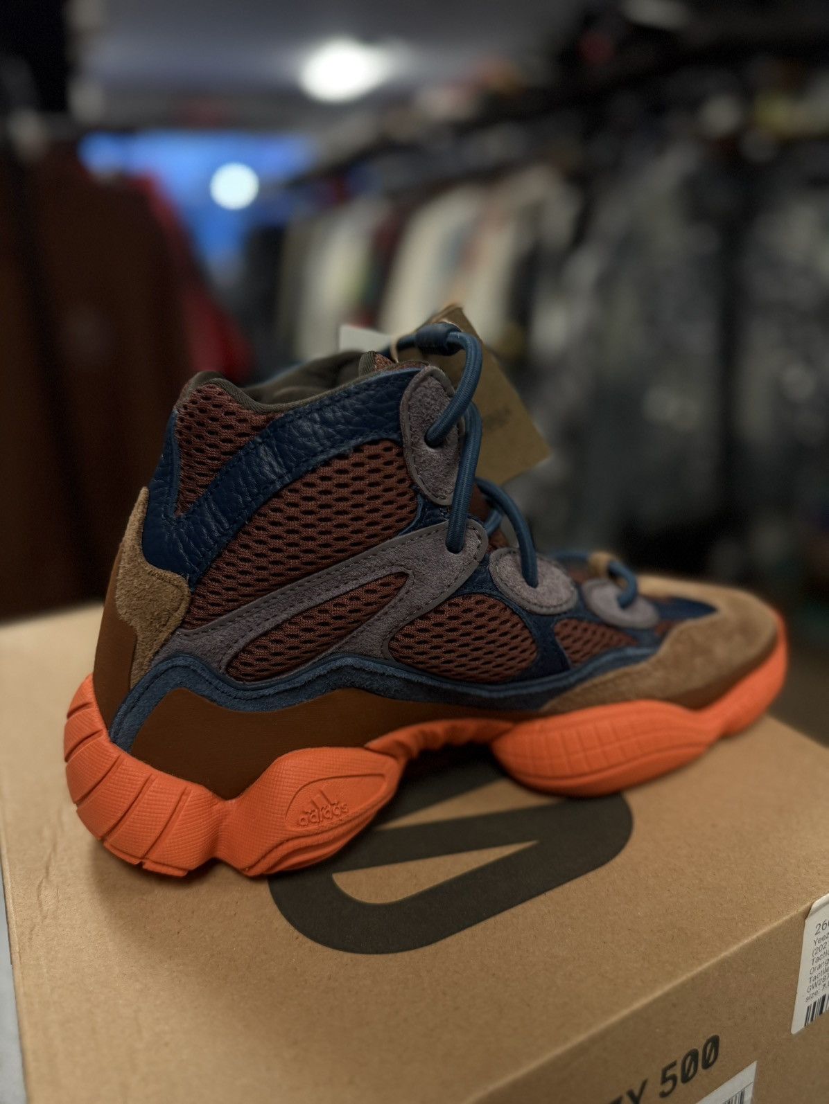 Adidas × Yeezy Yeezy Adidas 500 Tactile Orange Size 7.5 (NEW) Size US 7.5 / EU 40-41 - 5 Thumbnail