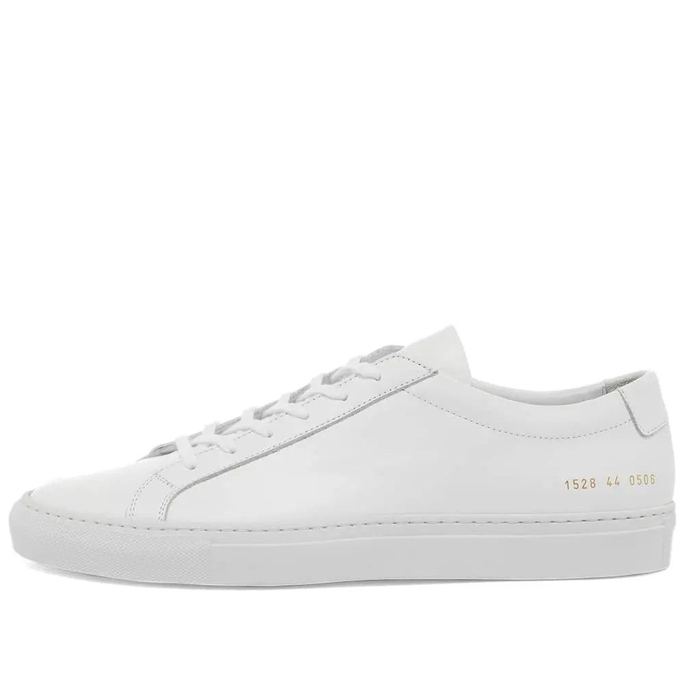 Common Projects ORIGINAL ACHILLES LOW WHITE 1528 0506 US 14 EU 47 Size US 14 / EU 47 - 2 Thumbnail