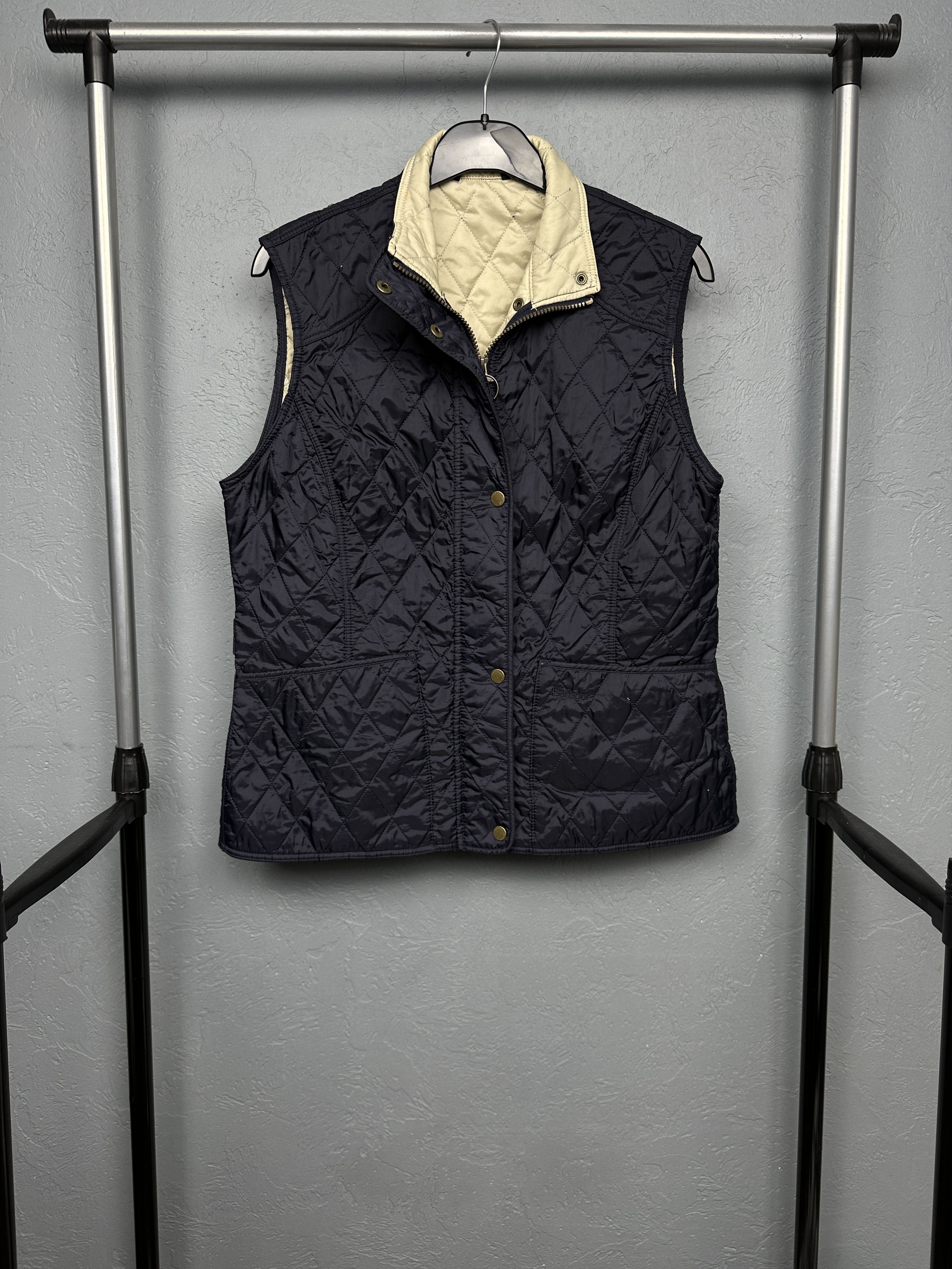 Barbour Barbour Womens Summer Liddesdale Gilet Quilted Vest Size L / US 10 / IT 46 - 1 Thumbnail