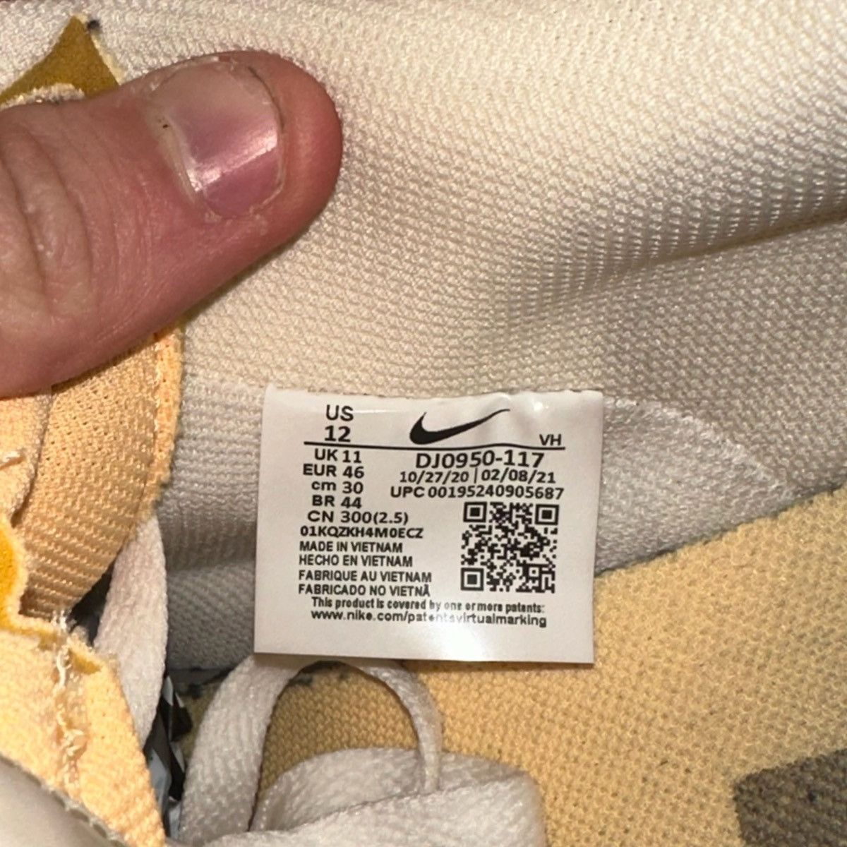 Nike × Off-White × Virgil Abloh Size 12 - Nike x Off-White Dunk Low 'Lot 17 of 50' Size US 12 / EU 45 - 6 Thumbnail