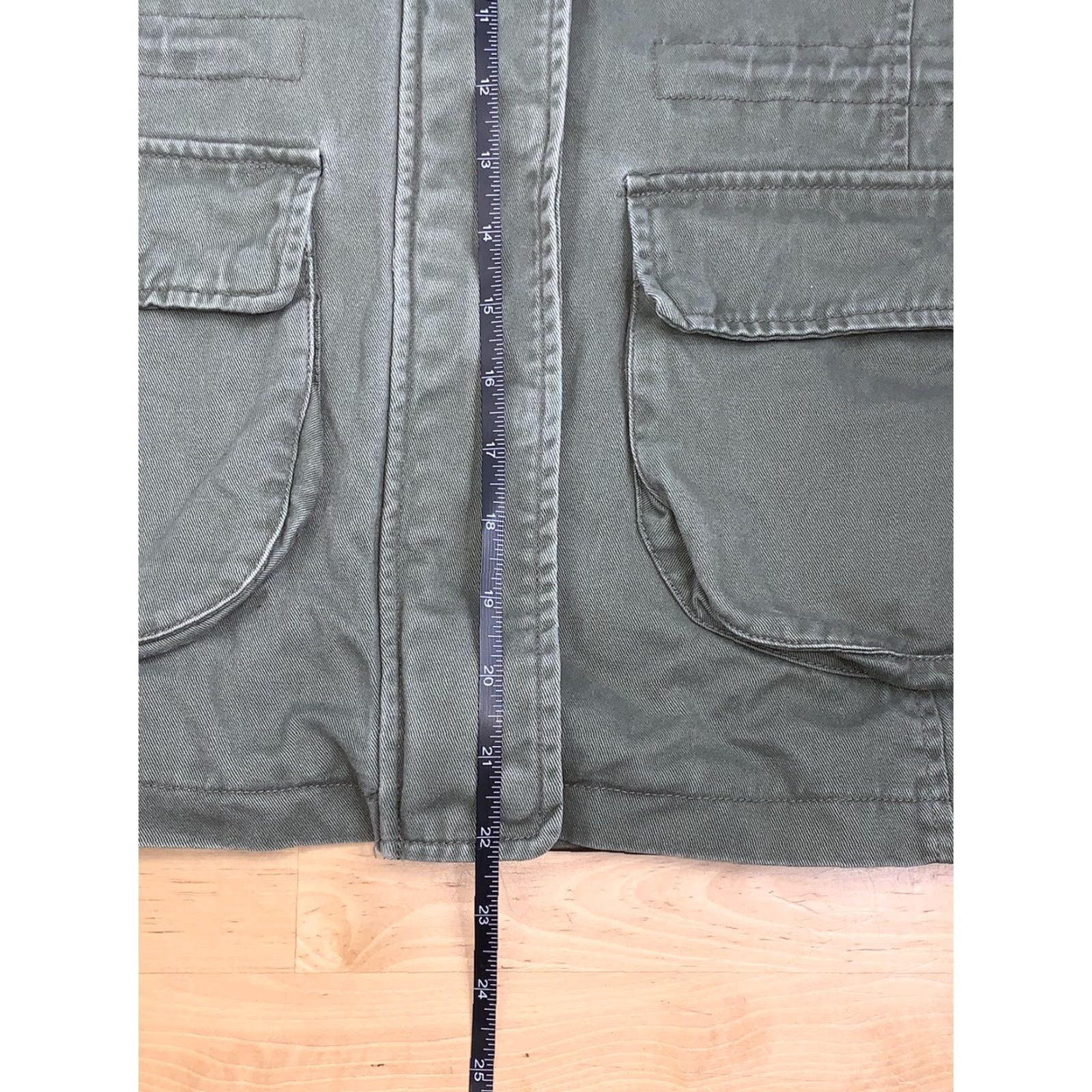 Olive LA Hearts Womens Full Zip Jacket Hooded M Olive Green Casual Jacket 4125 Pre Owned Size M / US 6-8 / IT 42-44 - 5 Thumbnail