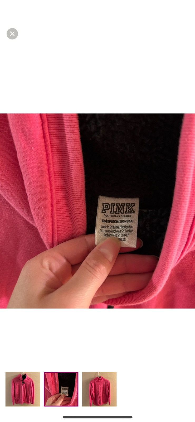 Victoria's Secret PINK Sherpa pullover Size XS / US 0-2 / IT 36-38 - 2 Thumbnail