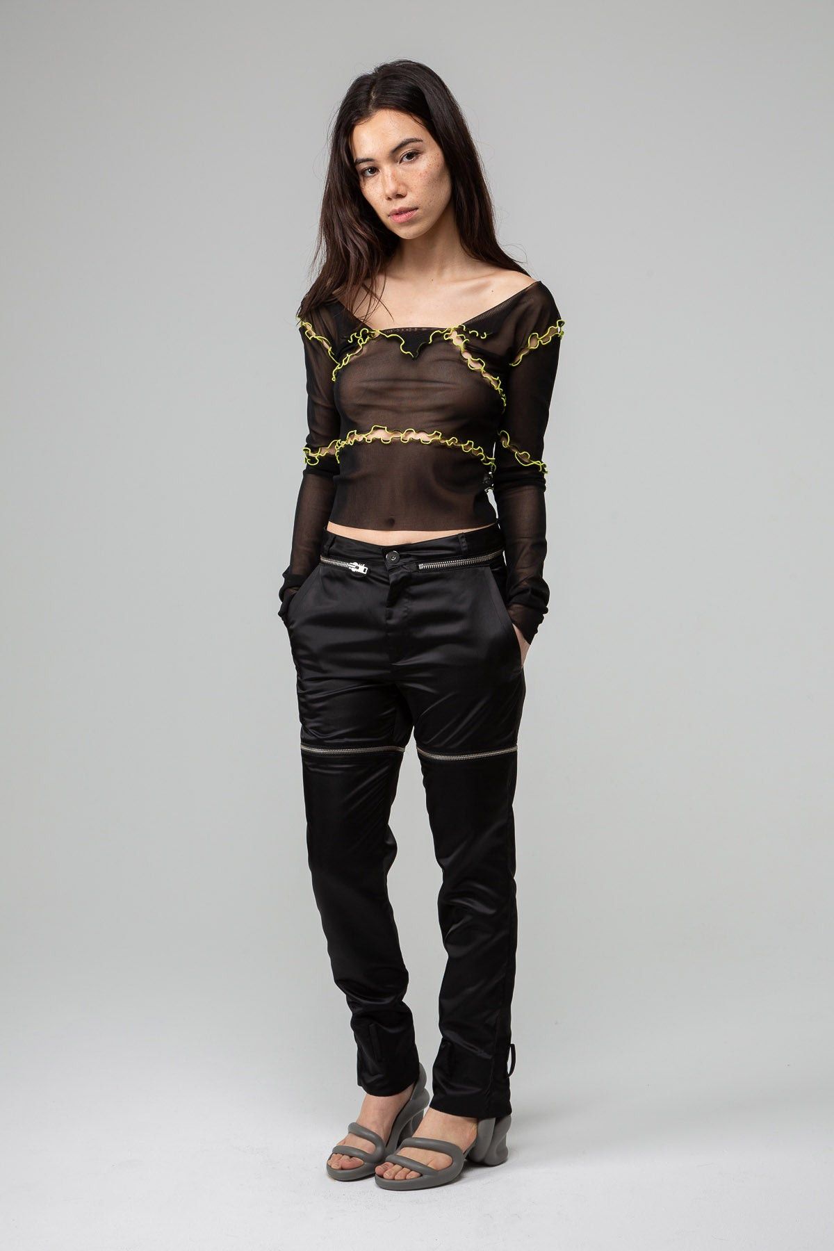 RUIbuilt $400 RUI Mesh Long-Sleeve T-Shirt Size L / US 10 / IT 46 - 5 Thumbnail