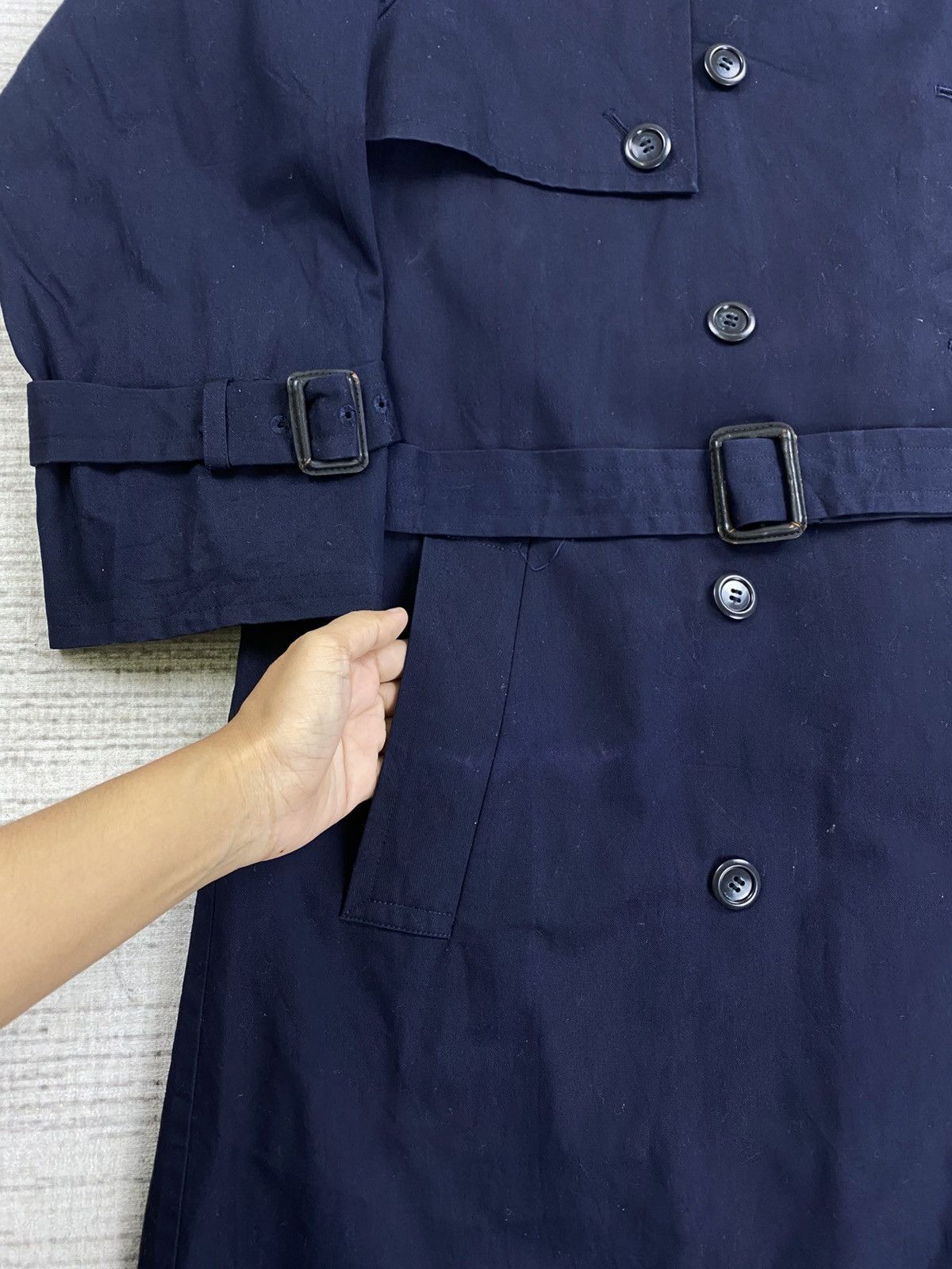 Yves Saint Laurent Vintage Yves Saint Laurent Double Breast Trench Coat Jacket Size US M / EU 48-50 / 2 - 10 Thumbnail