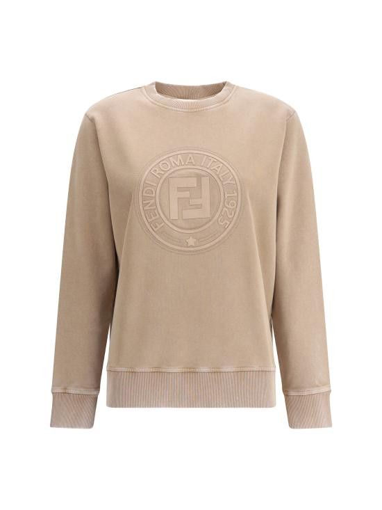 Fendi FENDI Women Sweater FS9724ASNH F1RX9 BROWN Size S / US 4 / IT 40 - 1 Thumbnail
