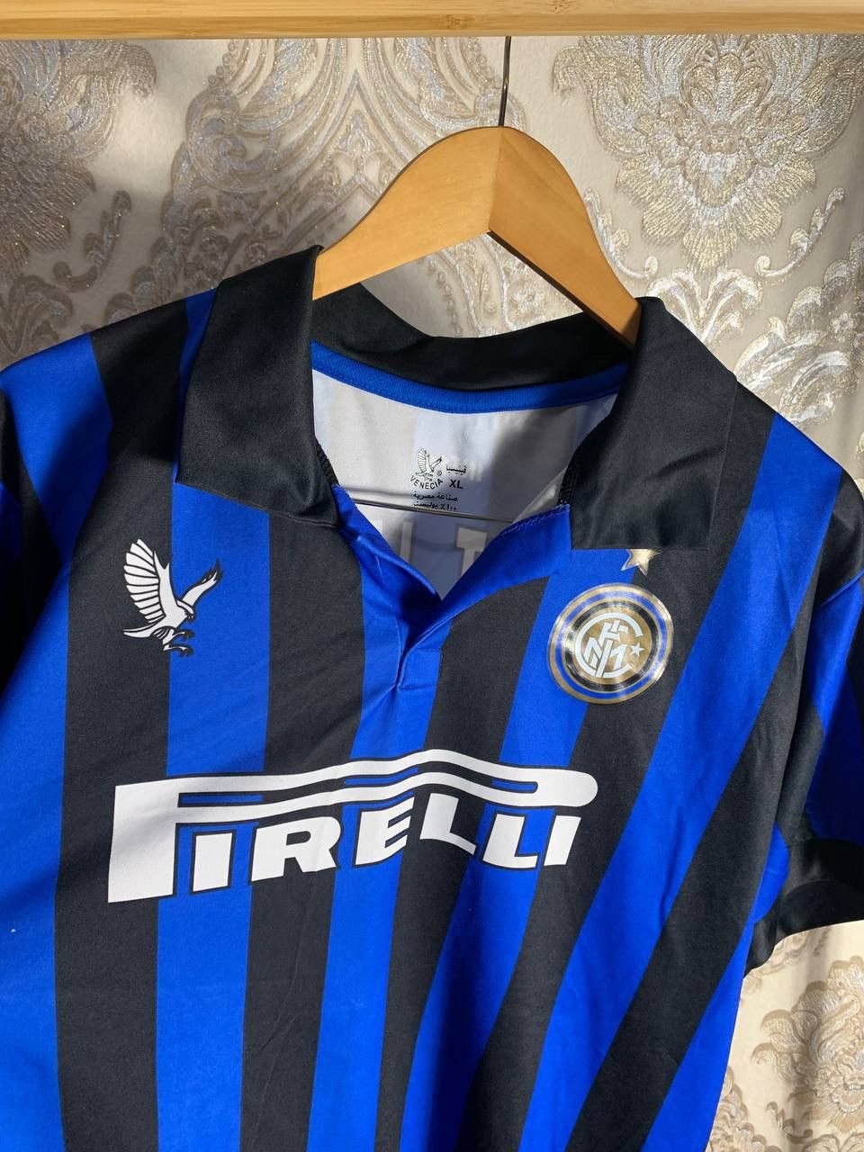 Vintage VERY RARE INTER MILAN ITALY RETRO SOCCER JERSEY BLOKE 90s Size US XL / EU 56 / 4 - 4 Thumbnail